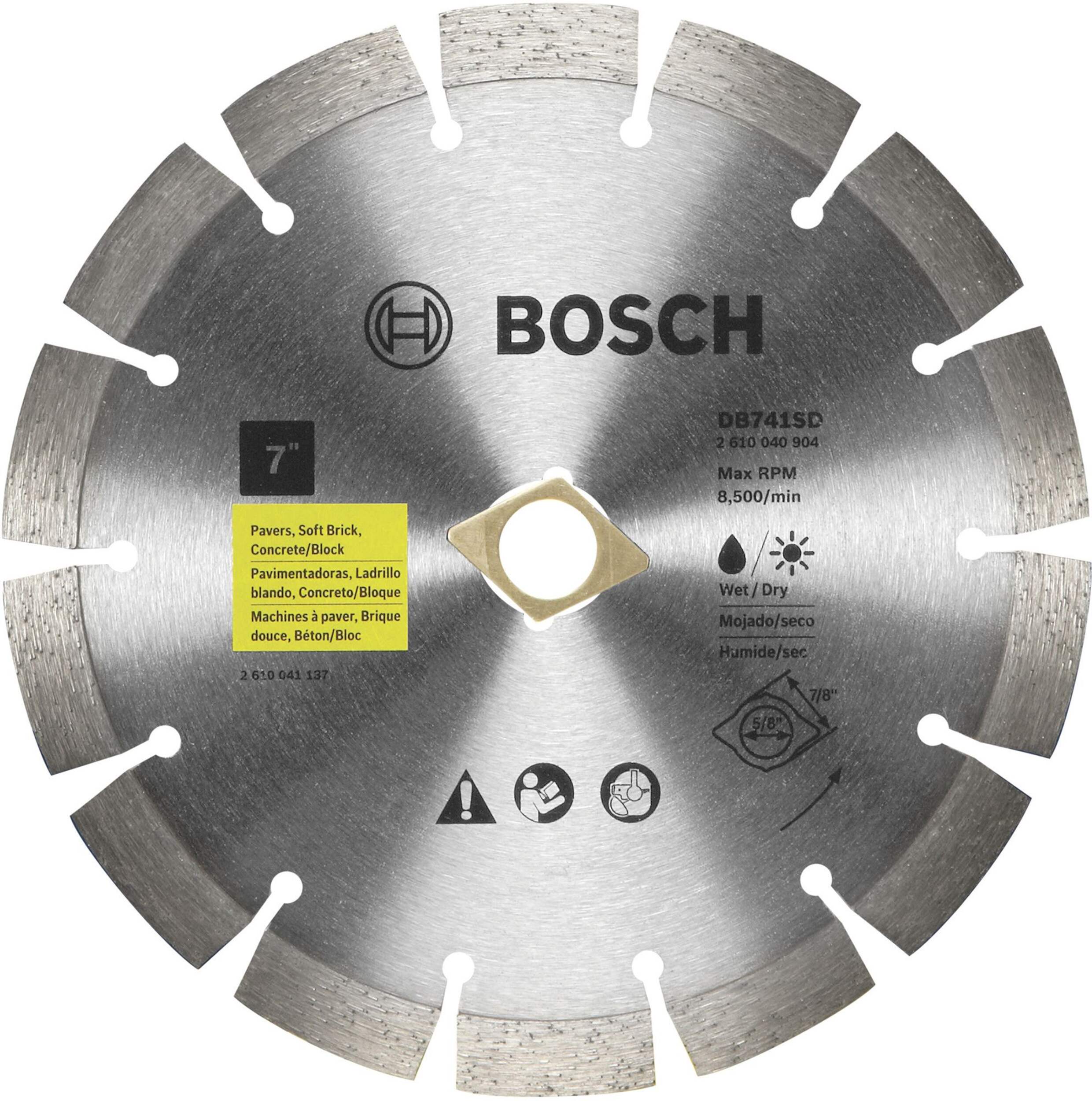 Bosch 7 mm Segmented Rim Blade, 7-in