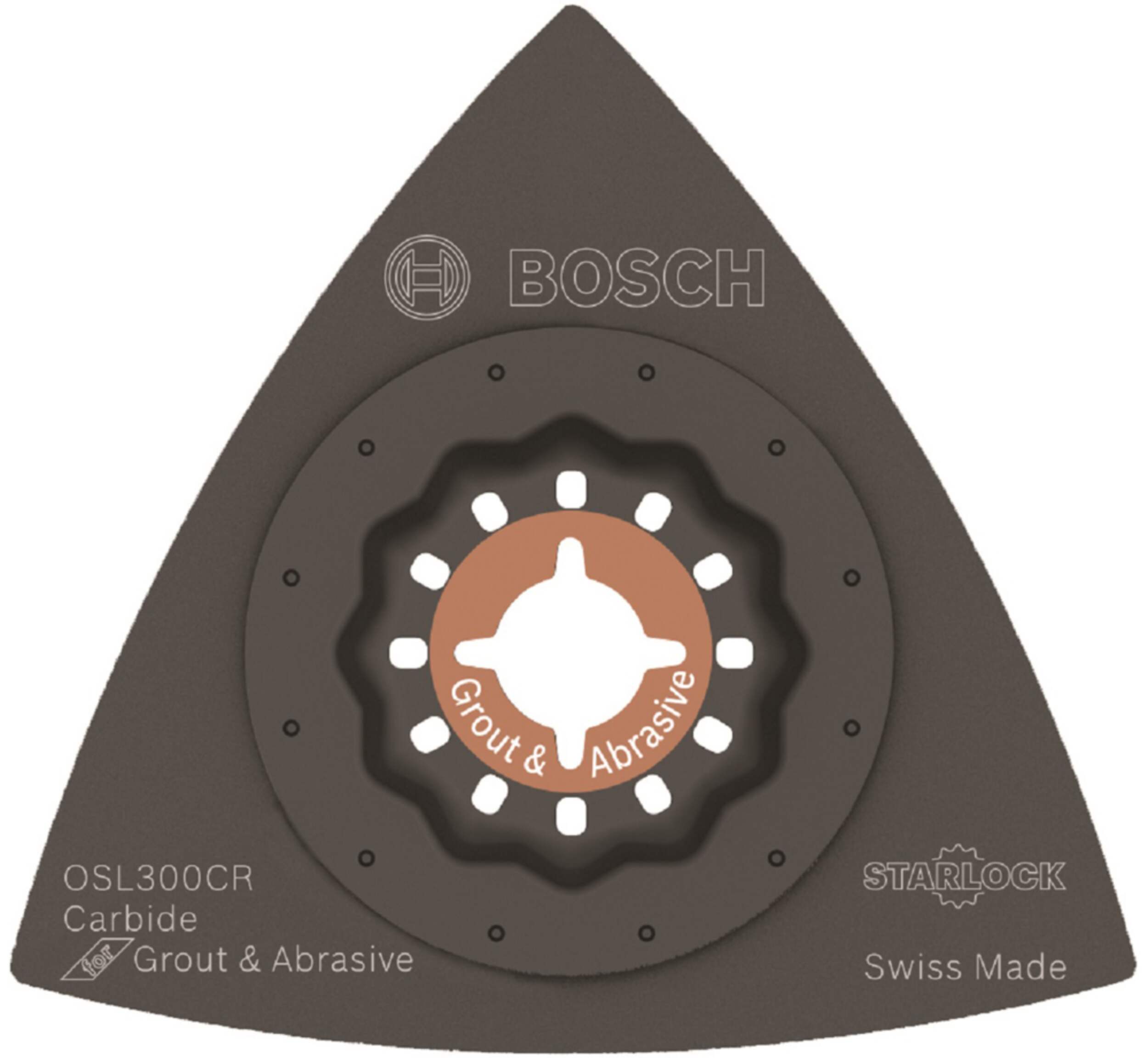 Bosch Carbide/Grit Delta Rasp Grinding Blade, 3-in