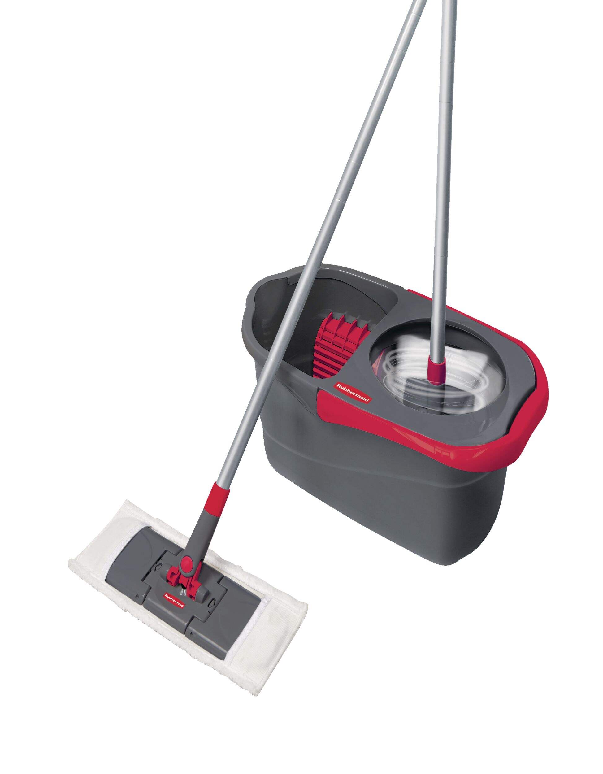 Rubbermaid Microfibre Flat Spin Mop Floor Cleaning System