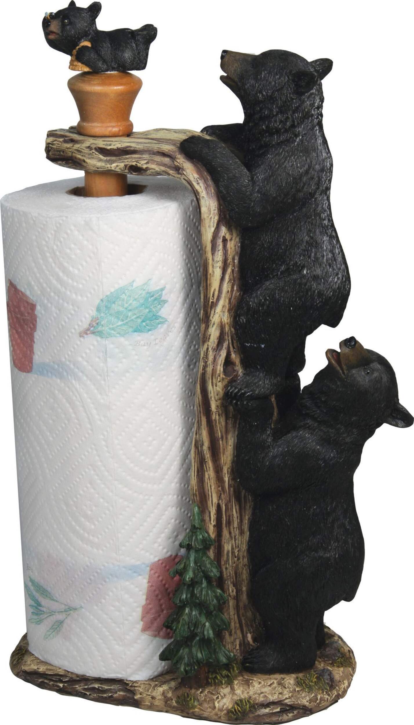 Bear Paper Towel Holder, 16-in