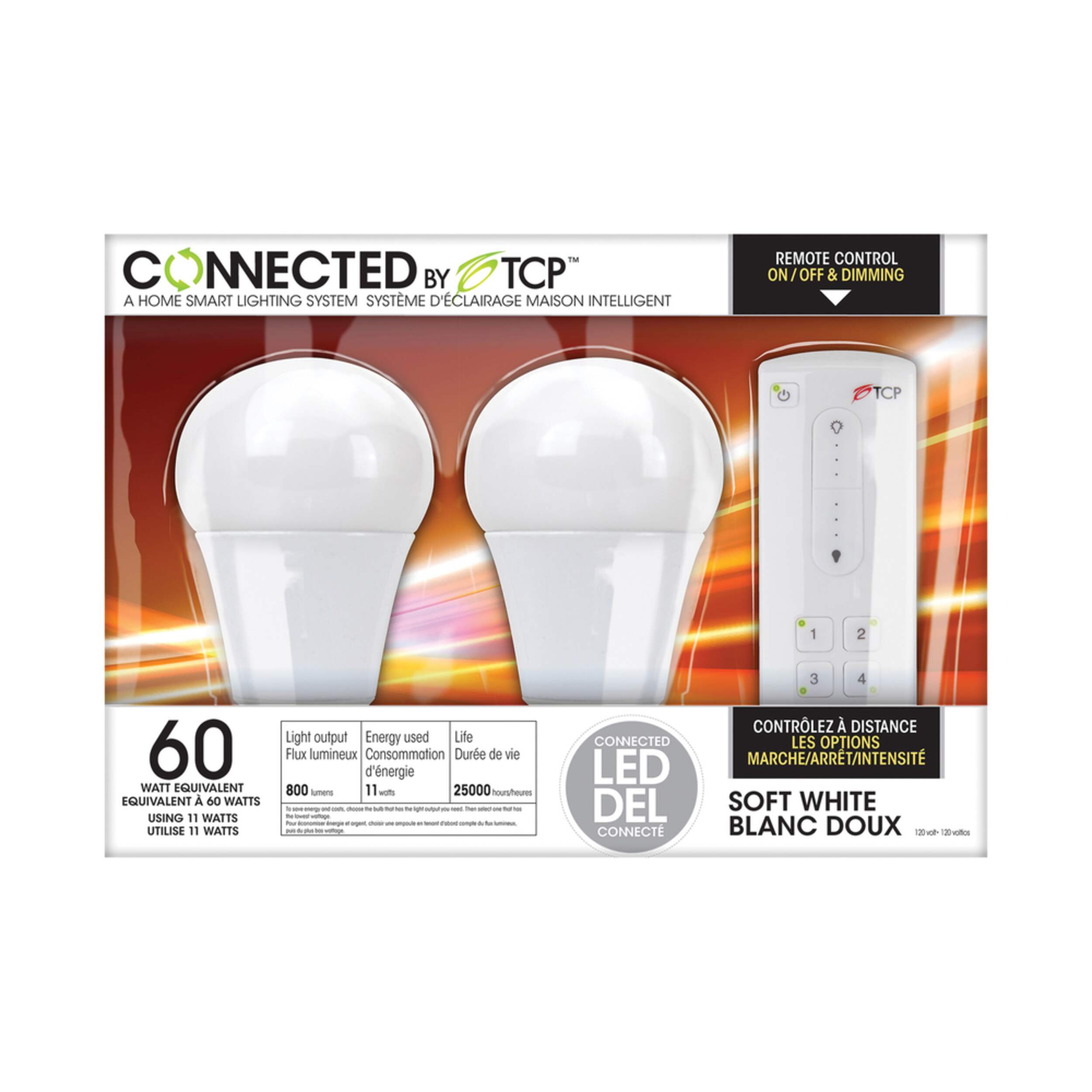 Connected by TCP Wireless LED Light Bulbs
