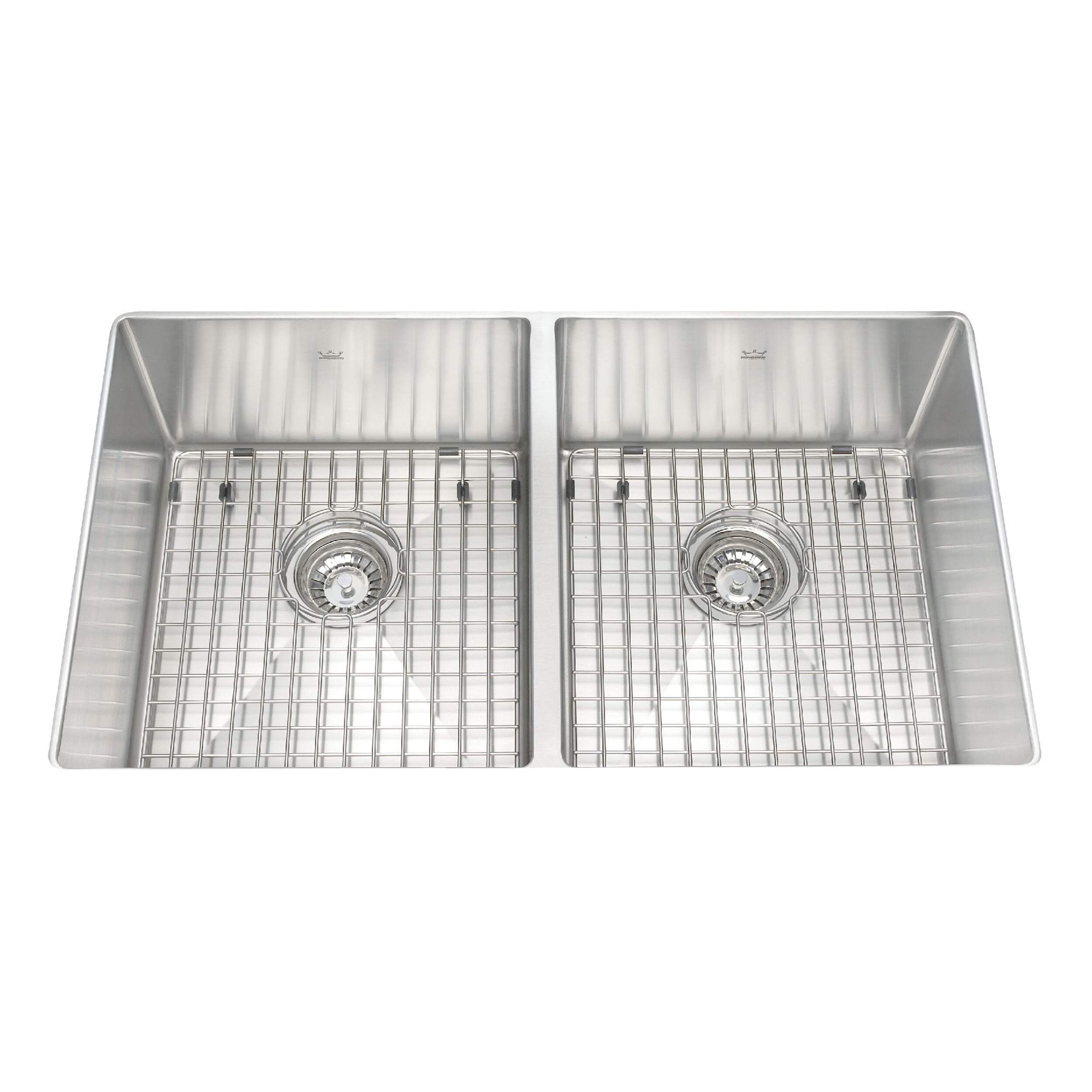 Kindred Designer Kitchen Undermount Double Sink, 31-in