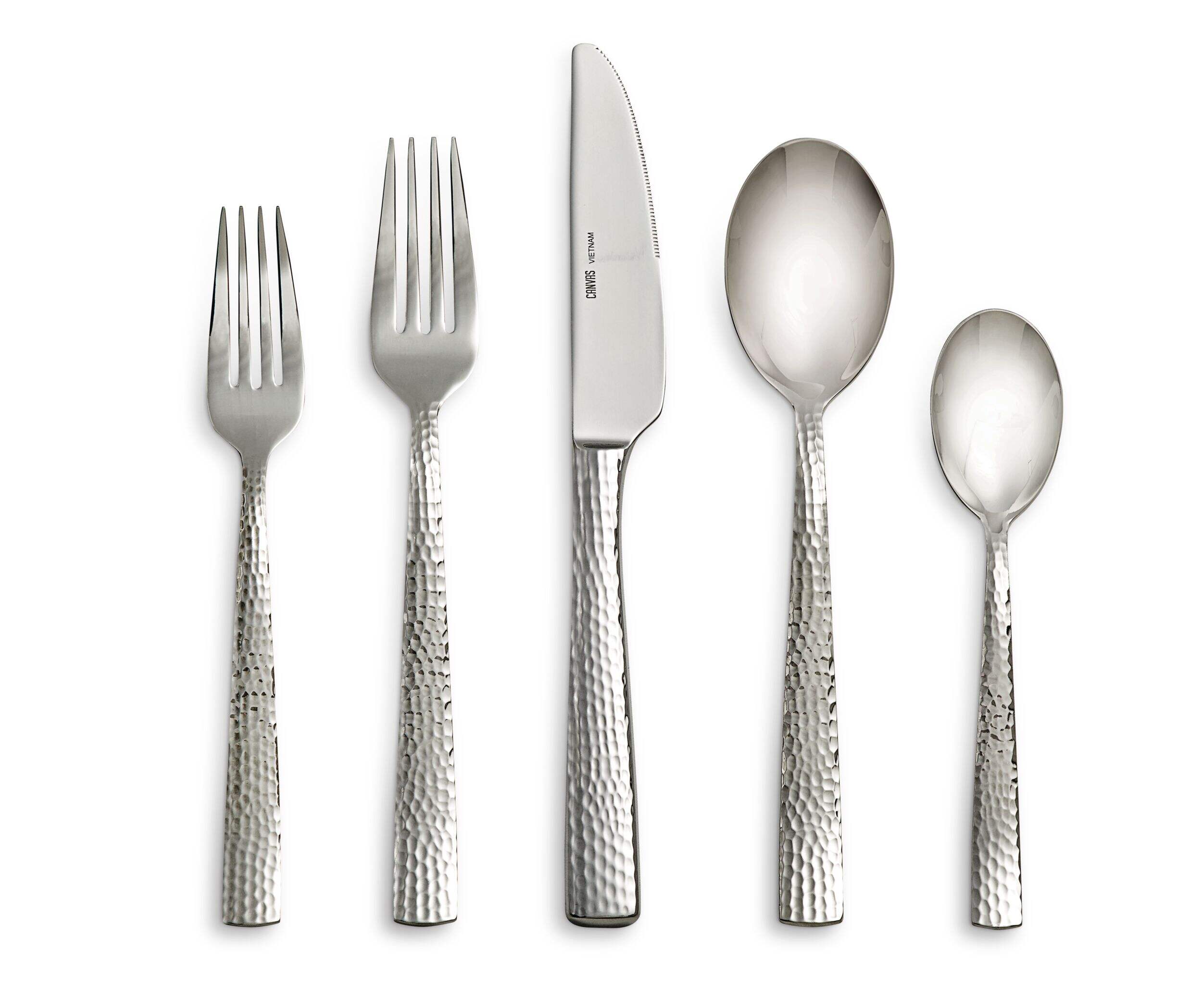 CANVAS Ellice 20pc Stainless Steel Flatware Set, Serves 4