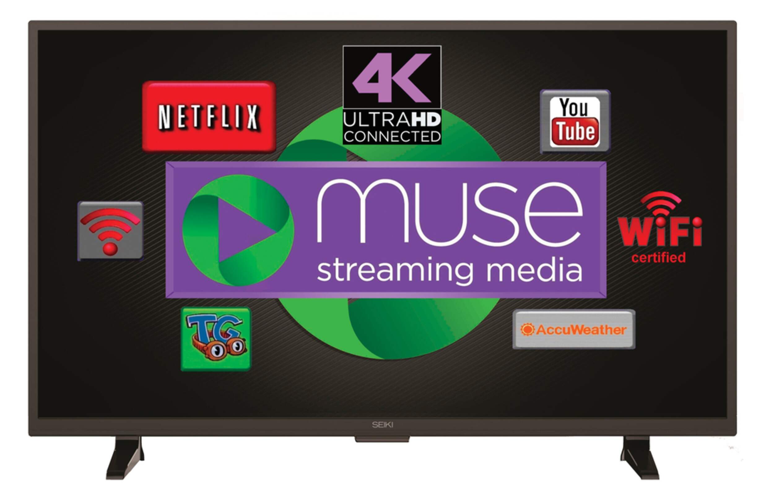 Seiki 4K Smart TV, 43-in