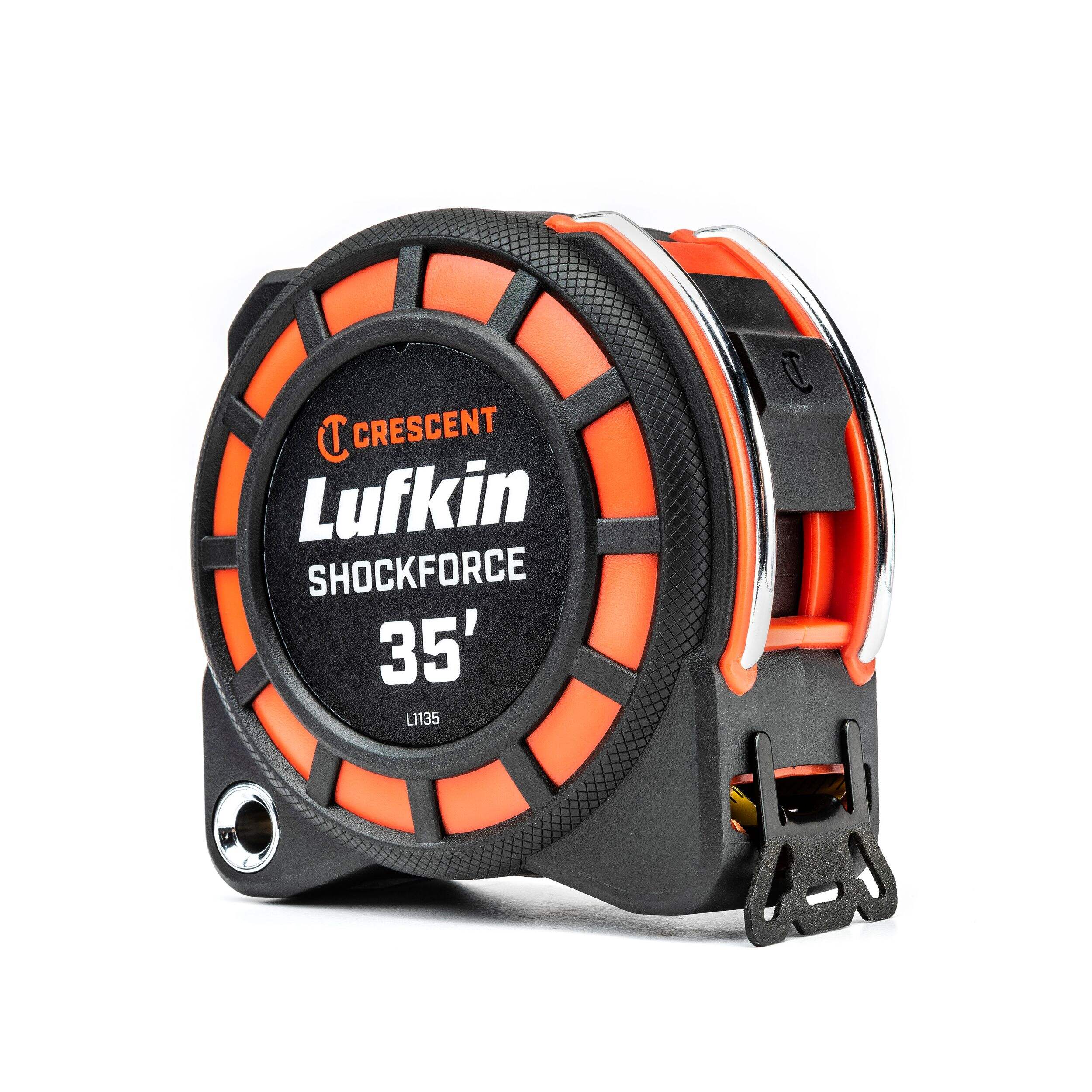 Lufkin L1135 Crescent Shockforce Traditional Tape Measure, 35-ft