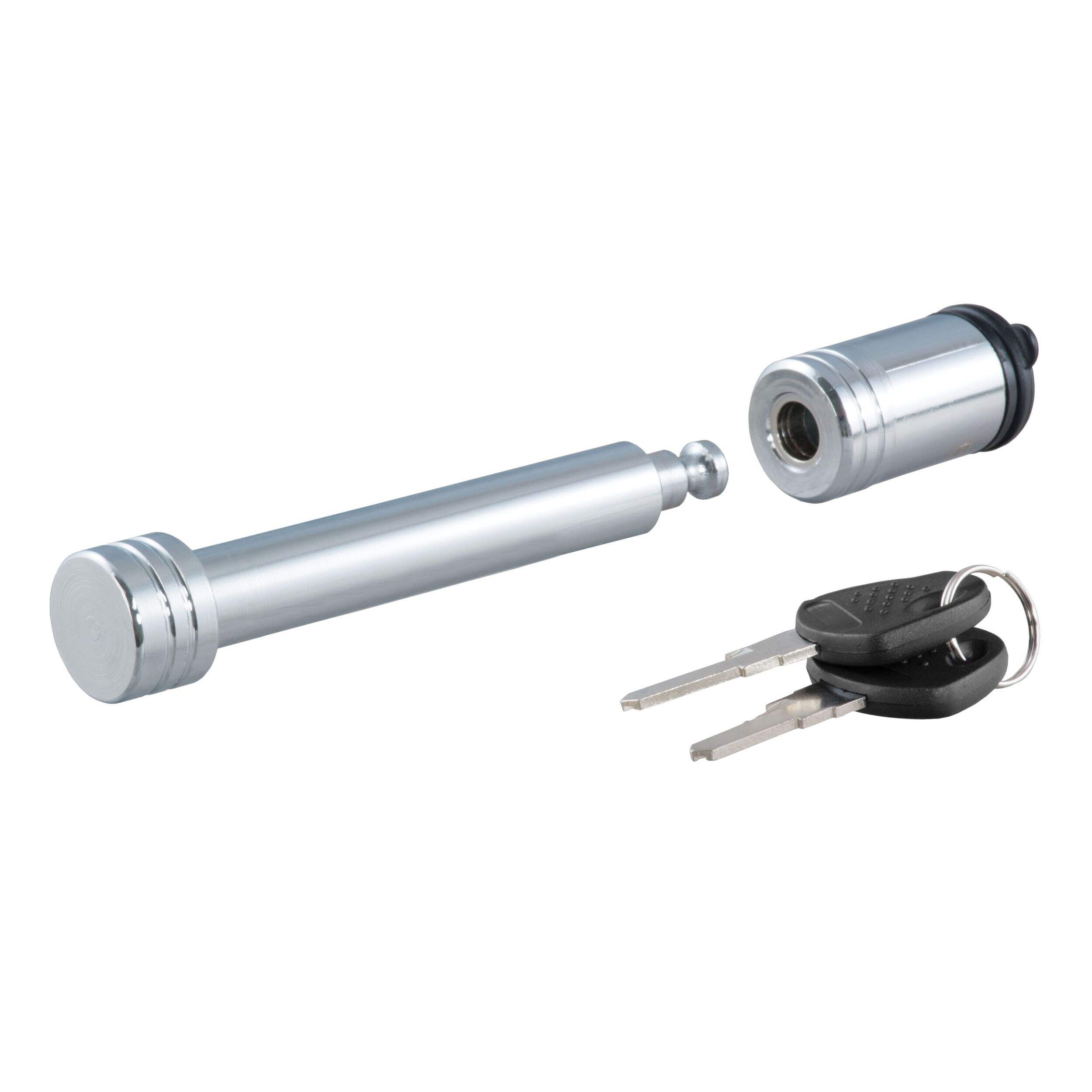 CURT 23528 5/8-in Hitch Lock (2-in or 2-1/2-in Receiver, Barbell, Chrome)