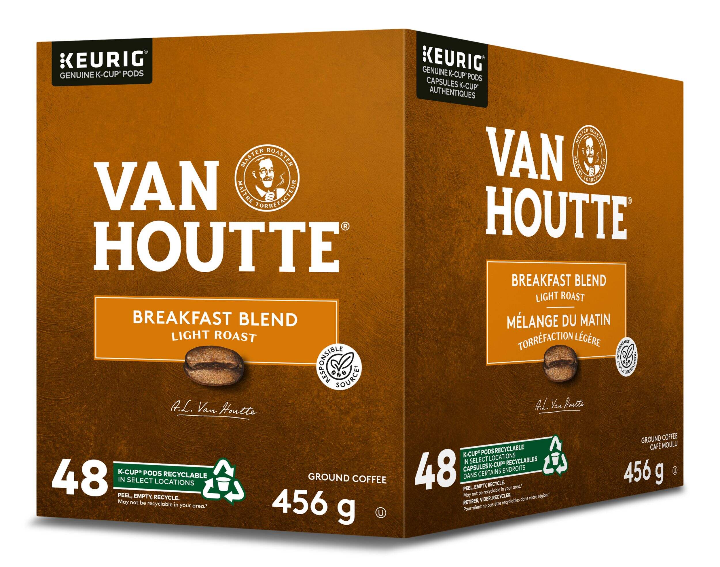 Keurig Van Houtte Breakfast Blend Light Roast K-CupÃÂ® Coffee Pods, 456-g, 48-pk
