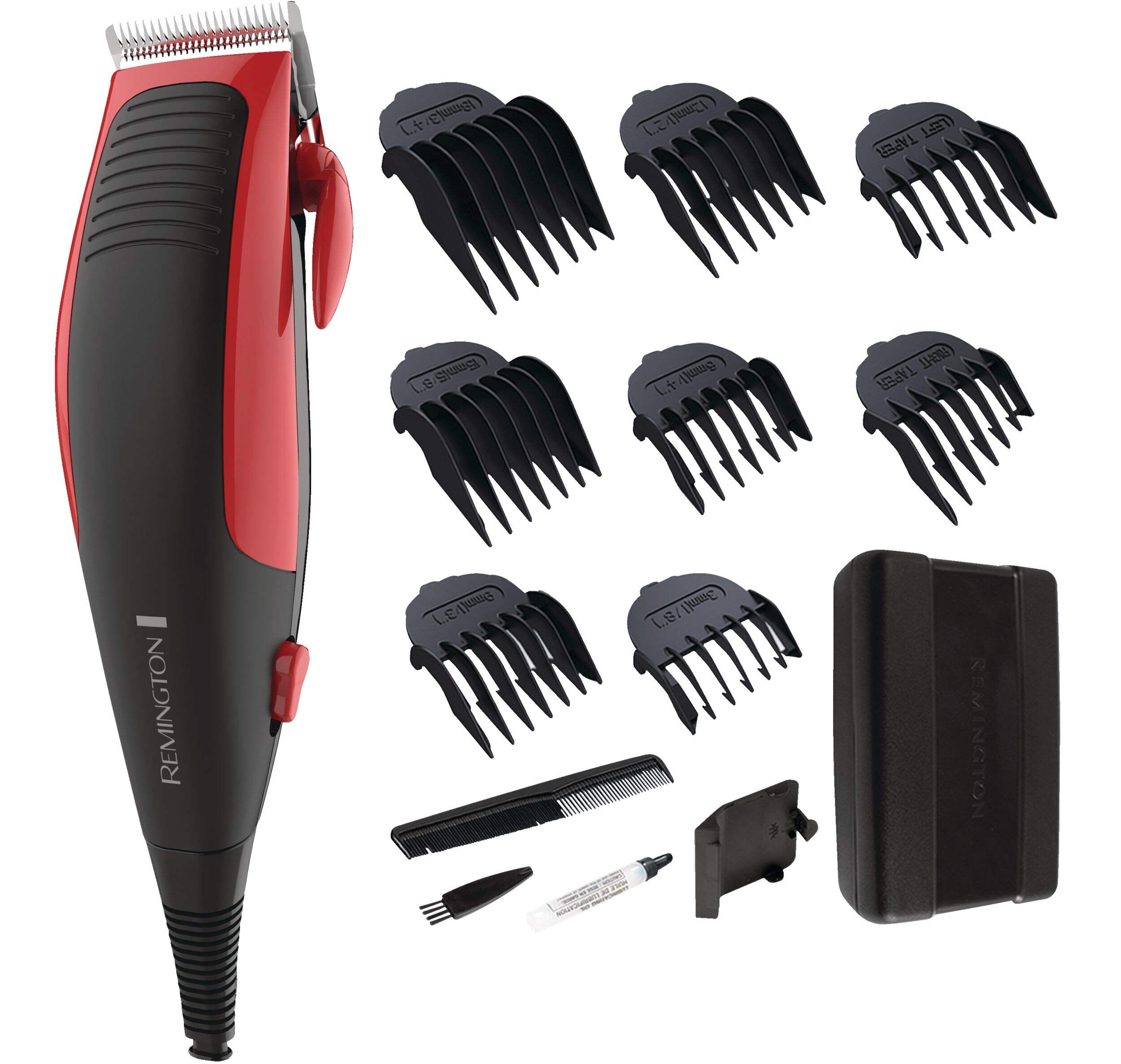 Remington HC1080CDN Haircutting Kit with Trimmer/Clipper, Guide Combs & Scissors, 16-pc
