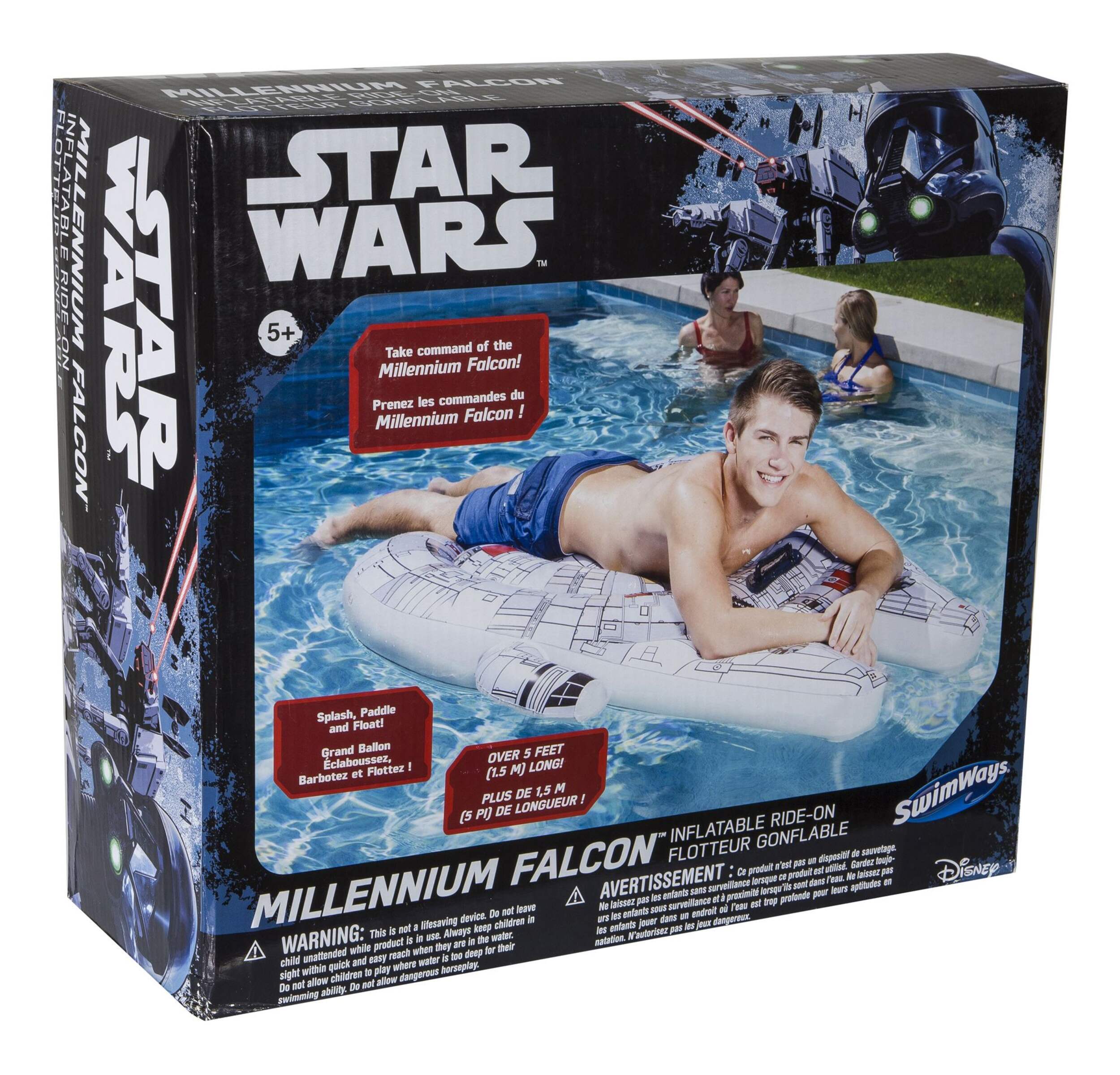 Millennium Falcon Inflatable Ride On Pool Lounger