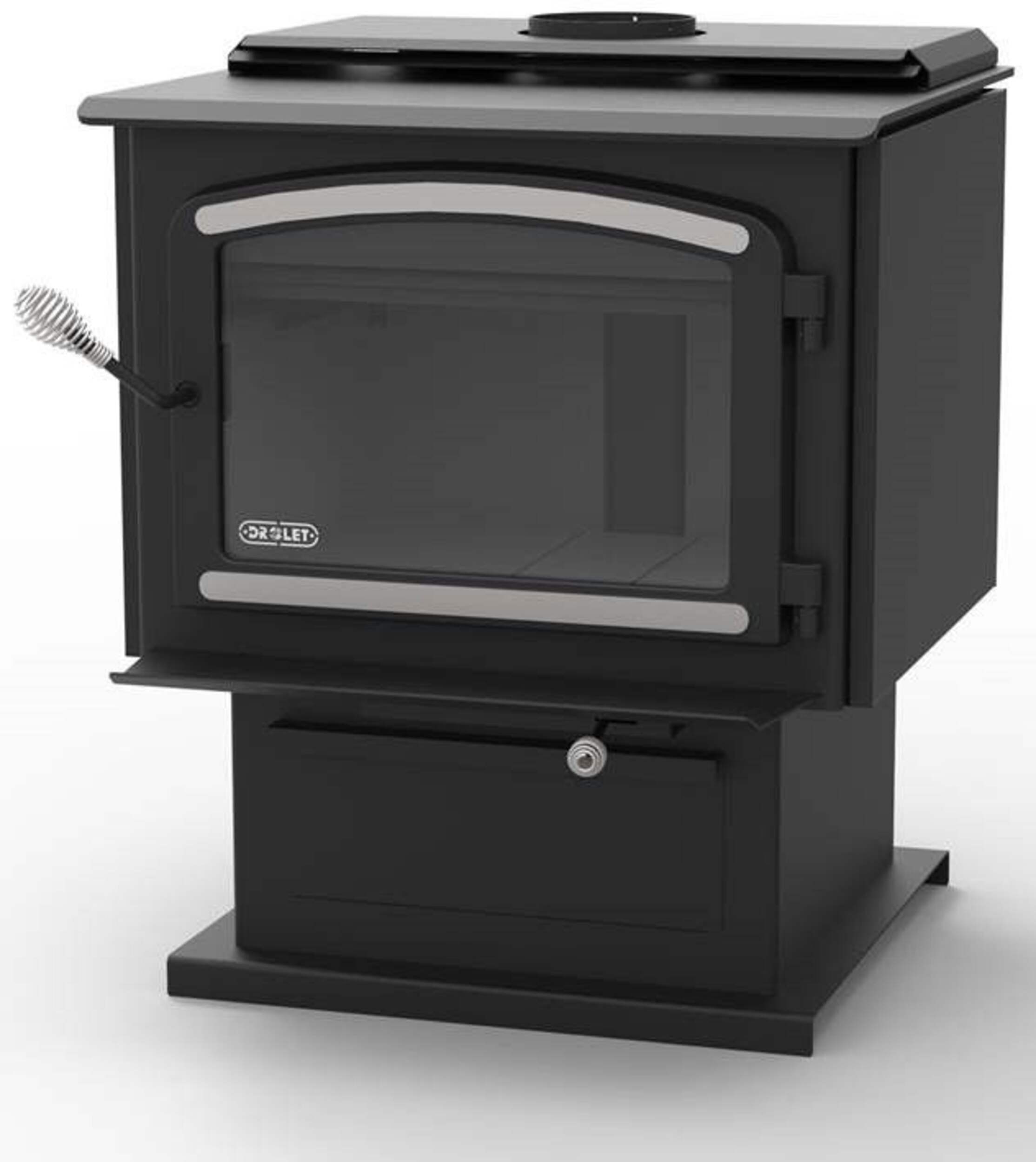 Drolet Escape 2100 Wood Stove, EPA 2020 Certified, 28 1/8-in W X 31 7/8-in D X 34 1/2-in H