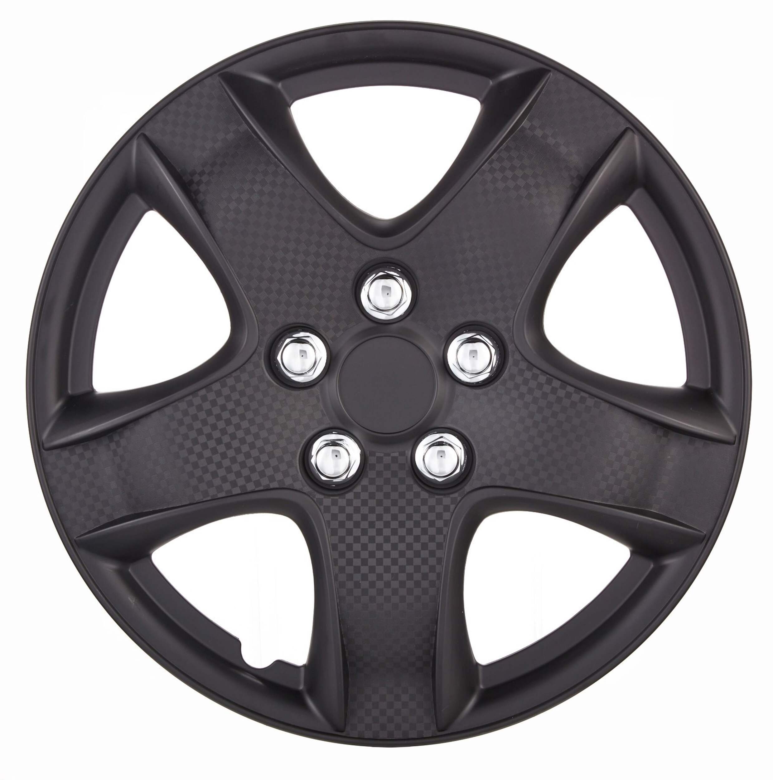 KT Wheel Cover 998, Matte Black, 2-pk