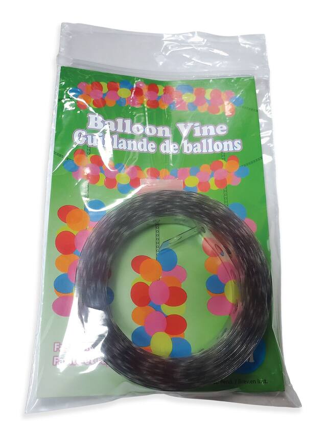 Balloon Vine Decoration Strip, Clear, 160-ft, for Birthday/New Year's Eve/Graduation/Baby Shower/Wedding/Halloween