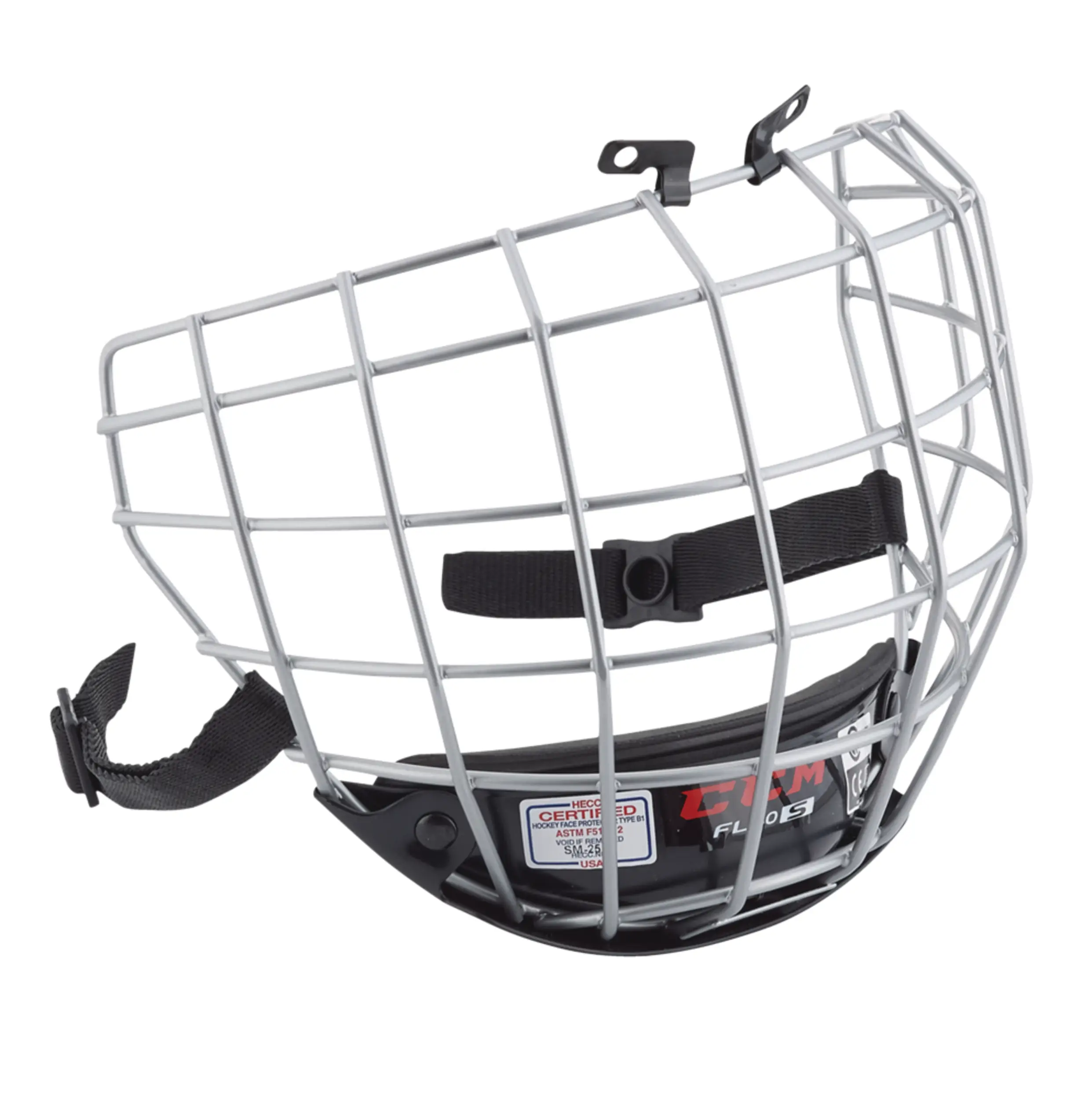 CCM FitLite 40 Junior/Senior Hockey Cage Mask, Silver
