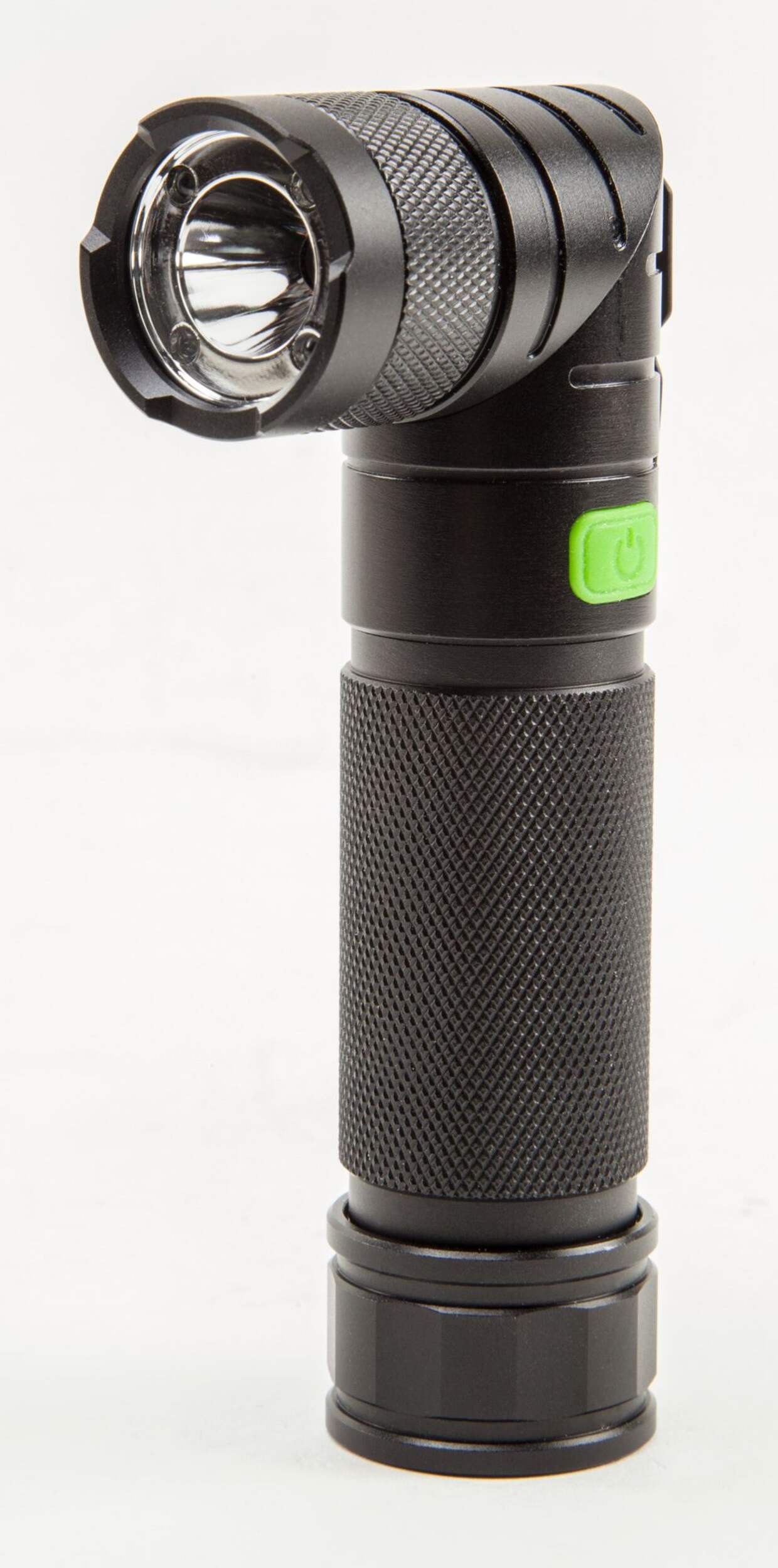 Blackbeam LLC Twist Magnetic Aluminum Handheld Flashlight/Angle Light, Batteries Included, Black