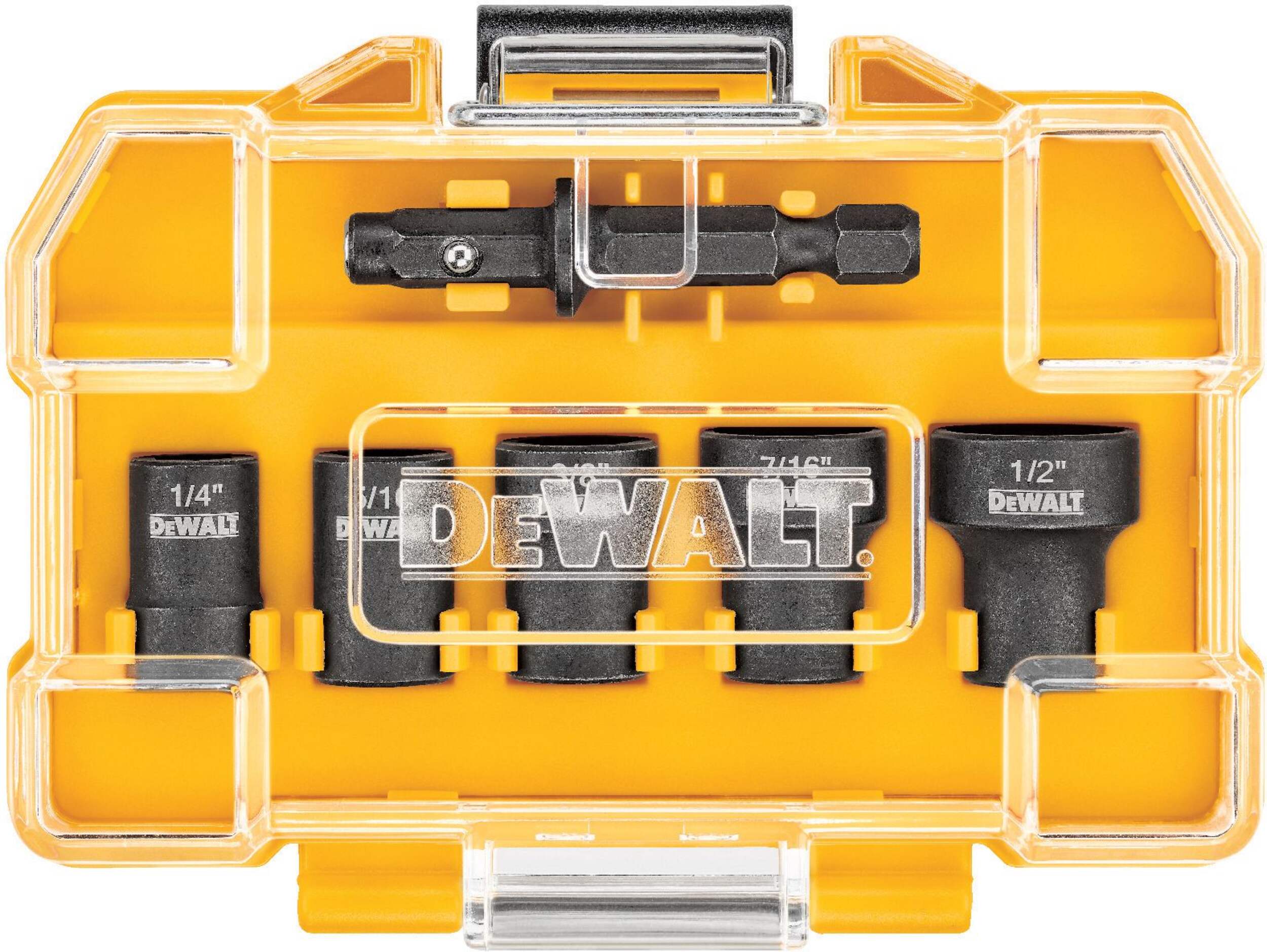 DEWALT DWADND-5 U-Shank Detachable Magnetic Nut Driver Set for Wood, Metal, 5-pc