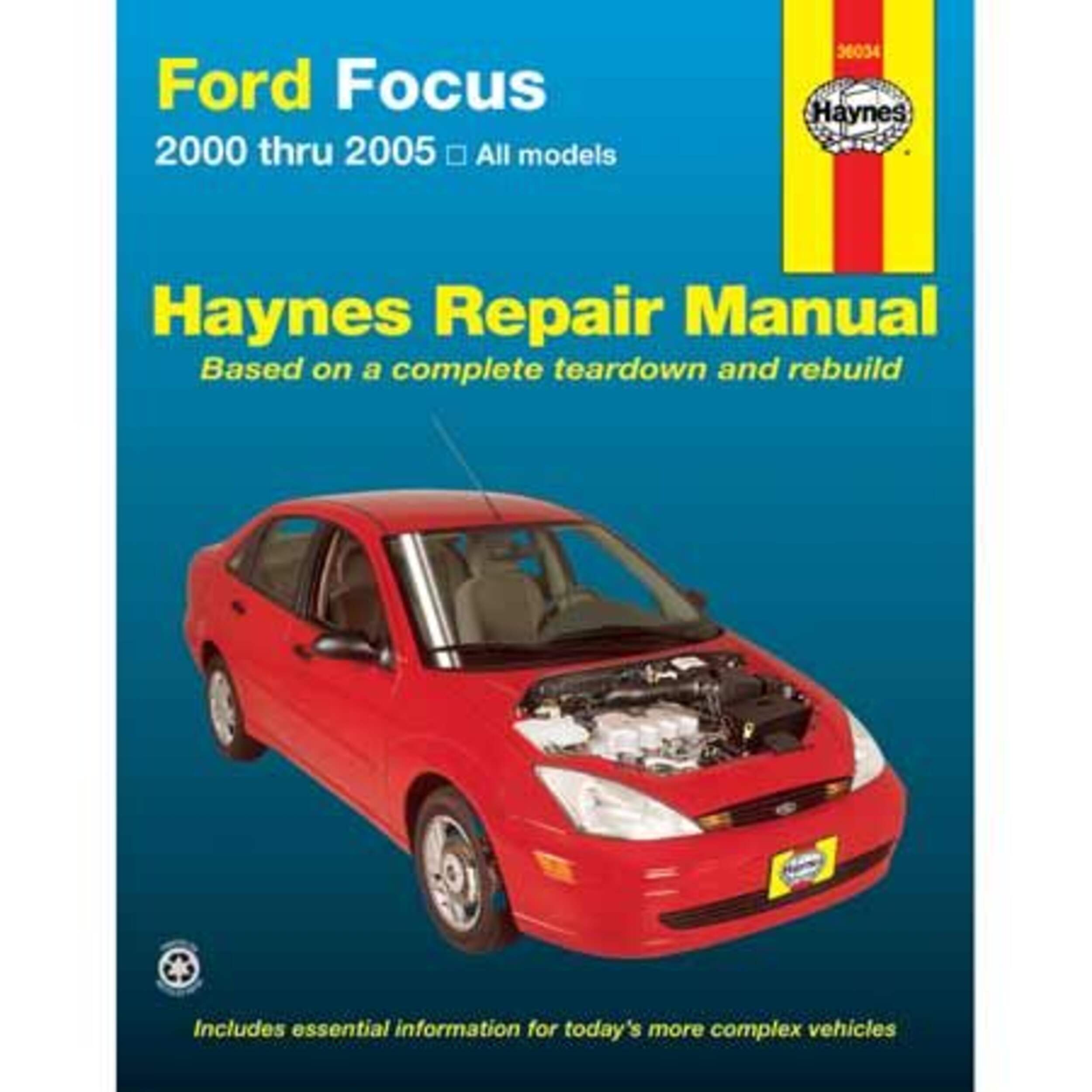Ford Focus 2000 thru 2005 Haynes Repair Manual, 36034