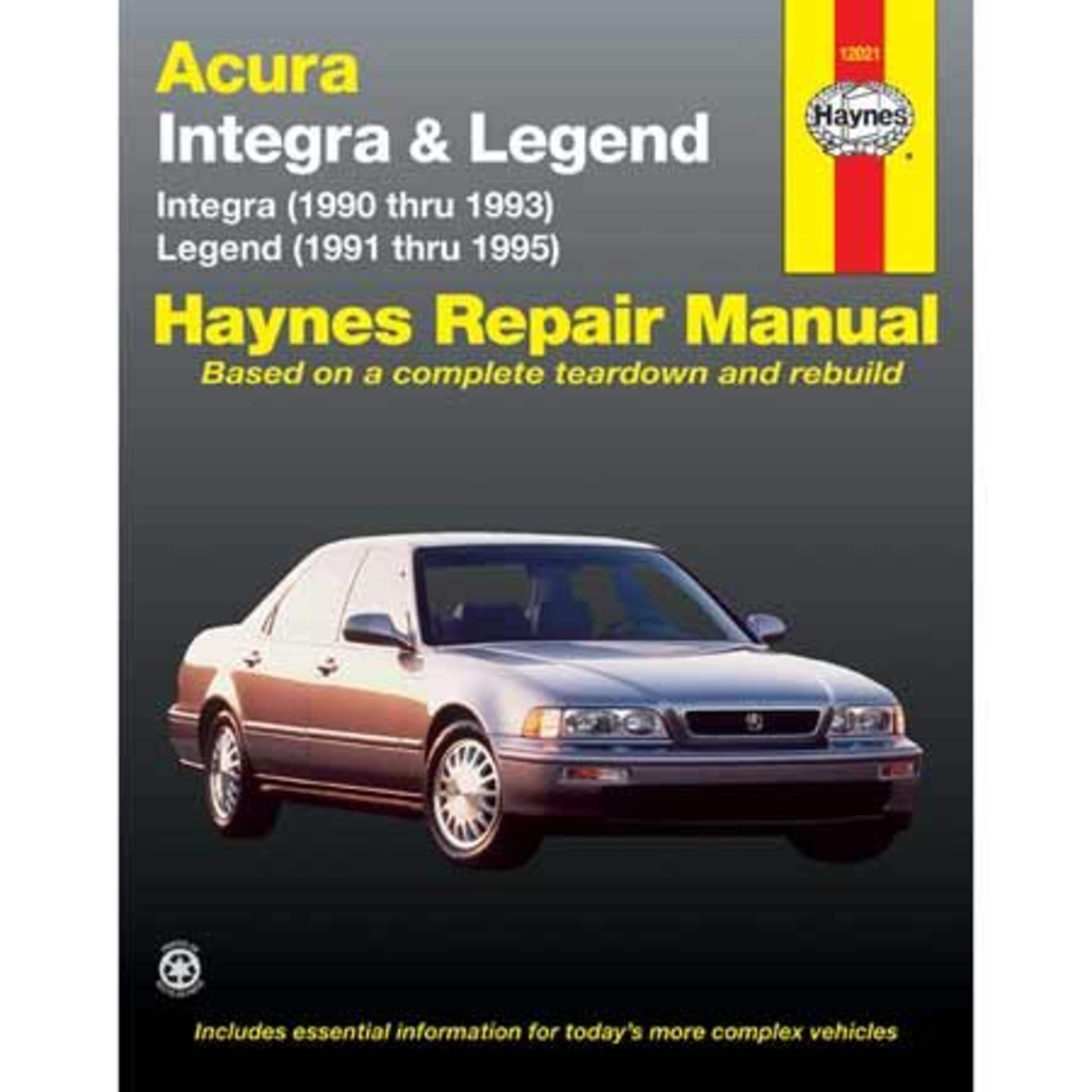 Acura Integra 1990 thru 1993 & Legend 1991 thru 1995 Haynes Repair Manual, 12021