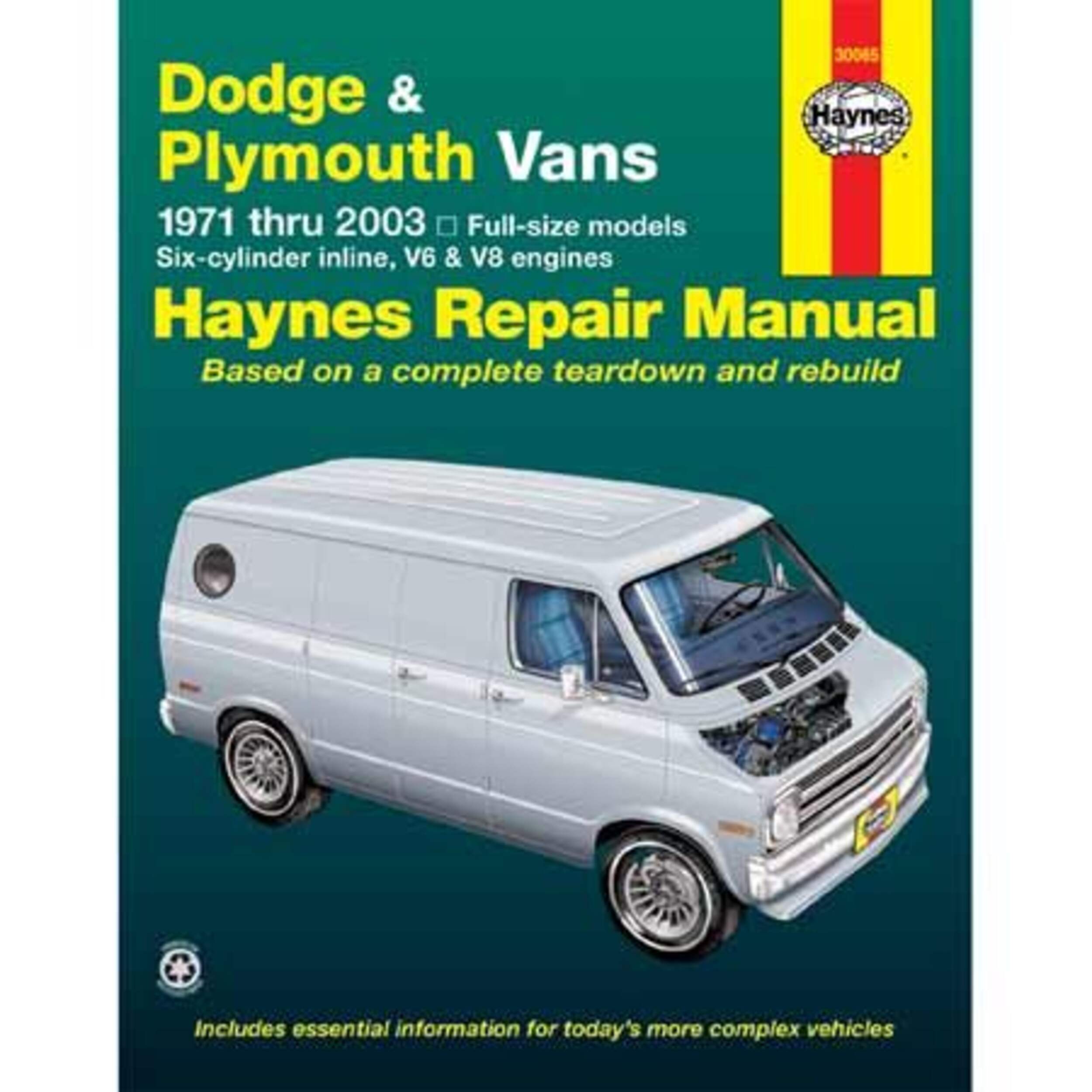 Dodge & Plymouth Vans 1971 thru 2003 Haynes Repair Manual, 30065