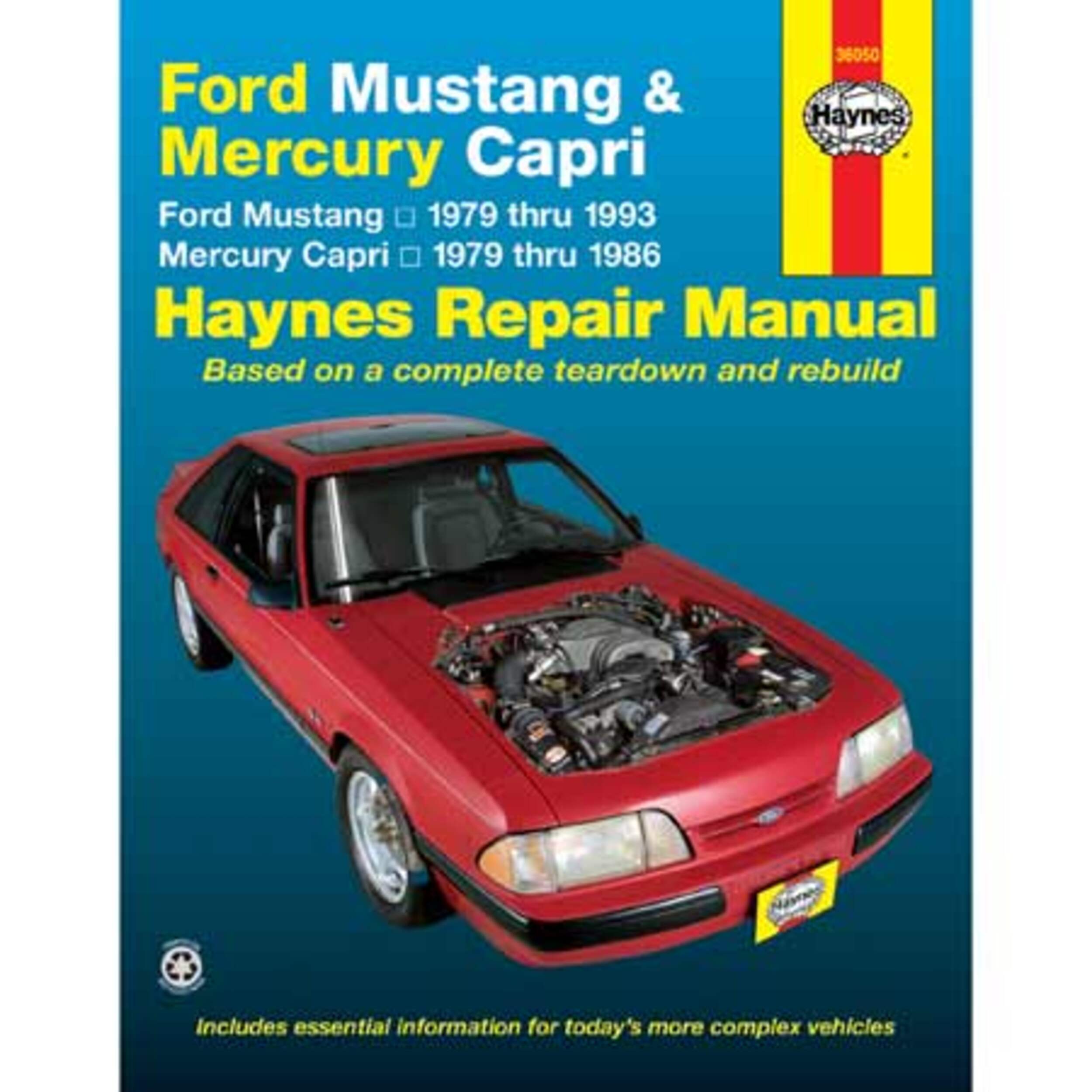Ford Mustang & Mercury Capri 1979 thru 1993 Haynes Repair Manual, 36050