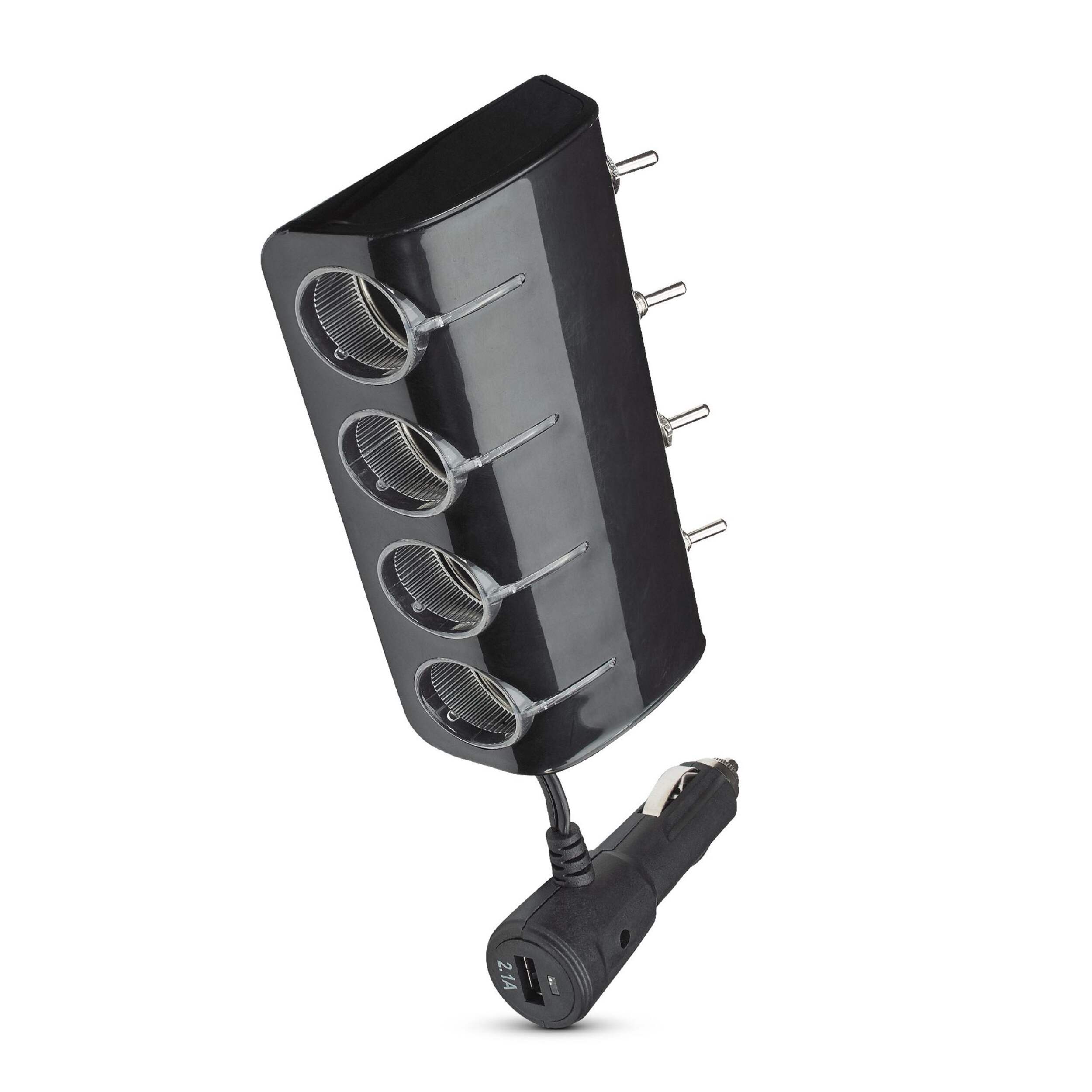 Bluehive 12V 4-Socket with USB Port, LED Power Indicator