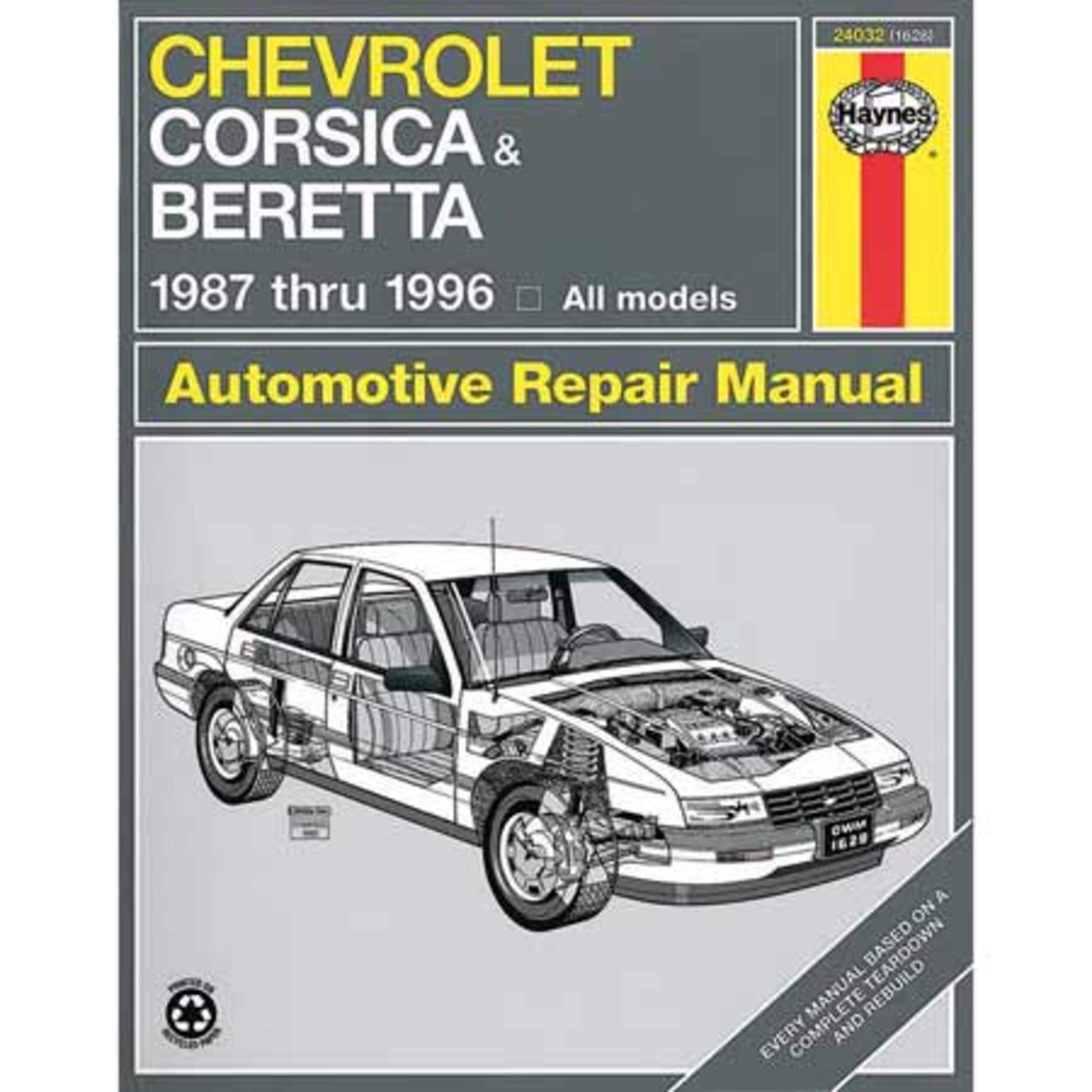 Chevrolet Corsica & Beretta 1987 thru 1996 Haynes Repair Manual, 24032