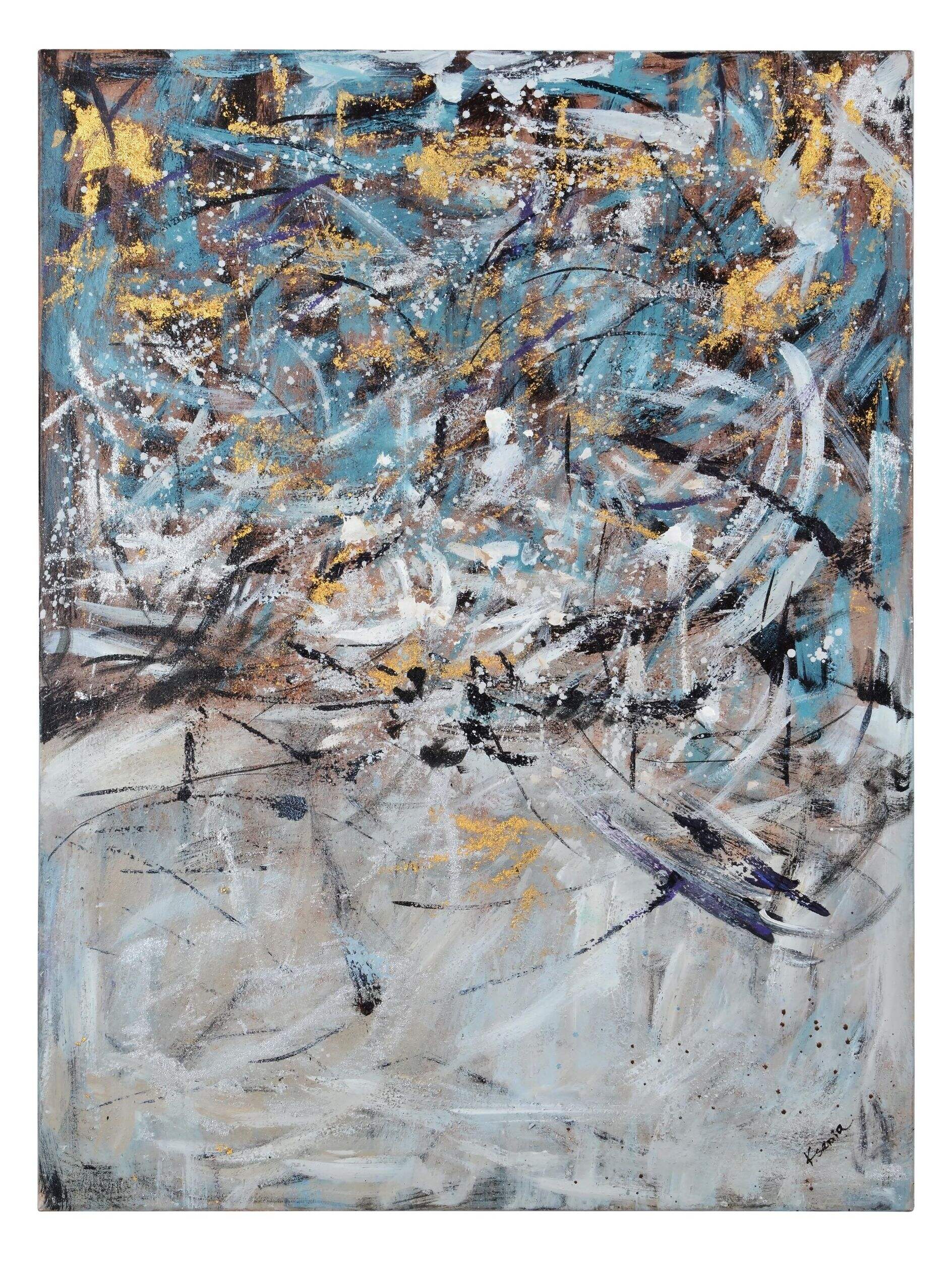 Renwil Attle Canvas Wall Art, 36 x 48 x 1.5-in