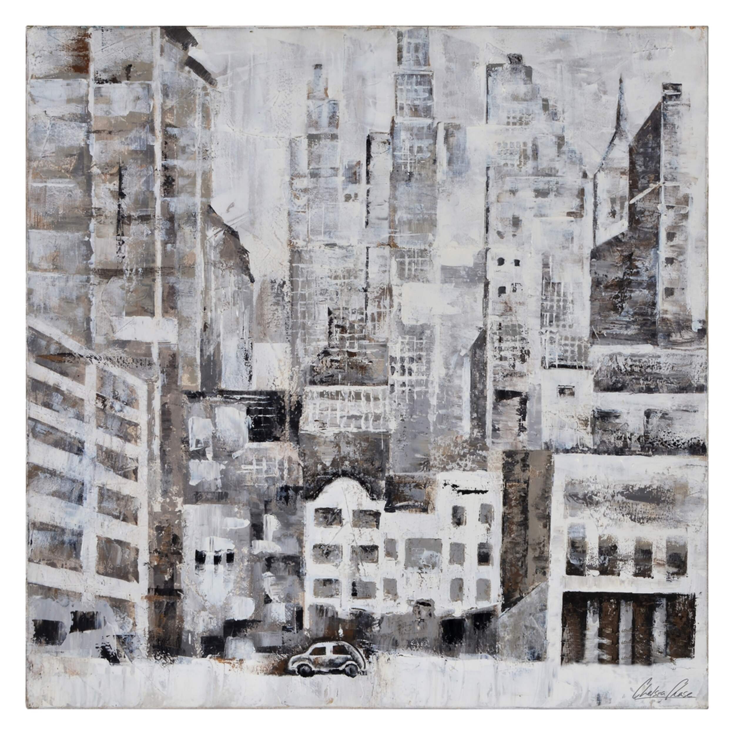 Renwil Chromacity Canvas Wall Art, 40 x 40 x 1.5-in