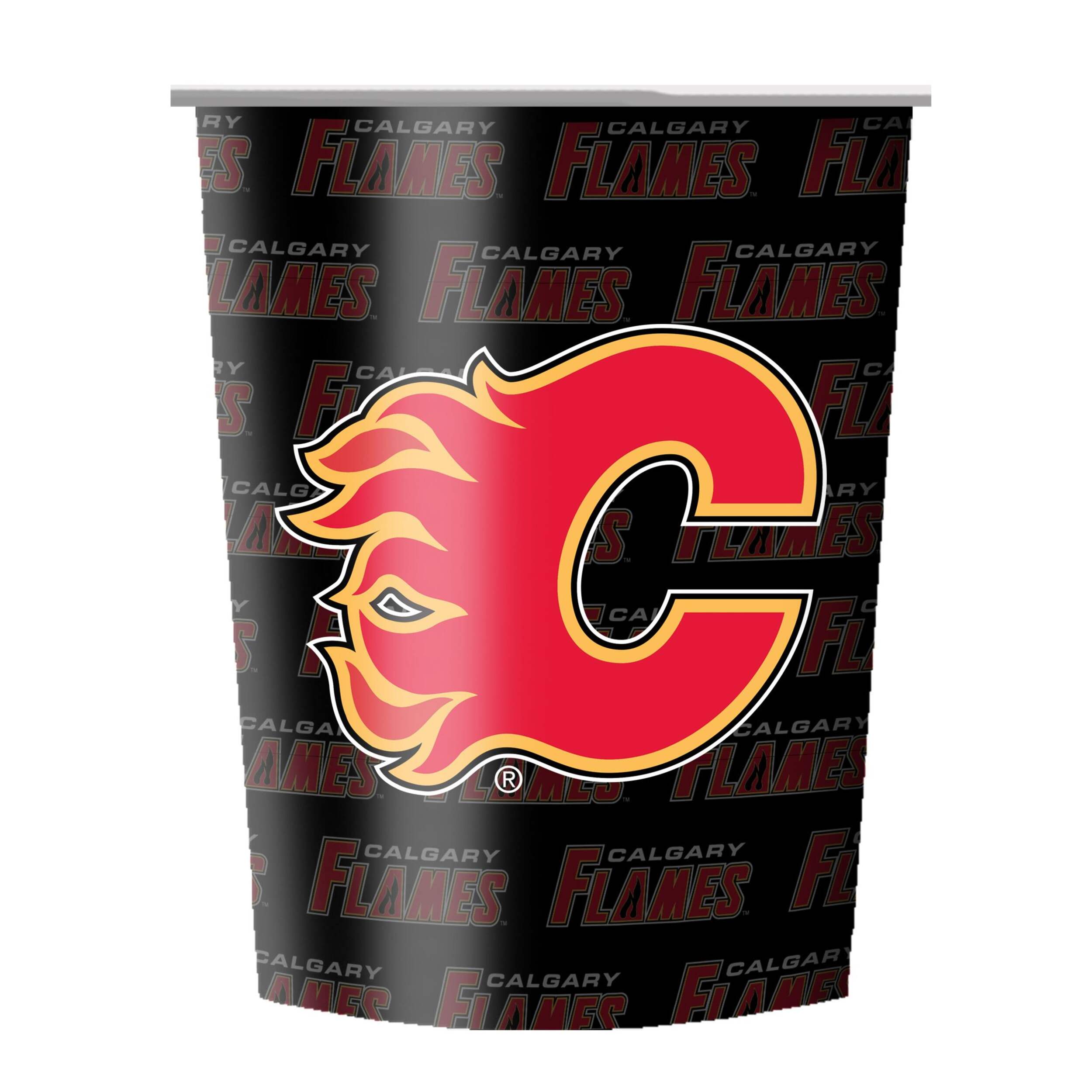 NHL Calgary Flames Team Wastebasket