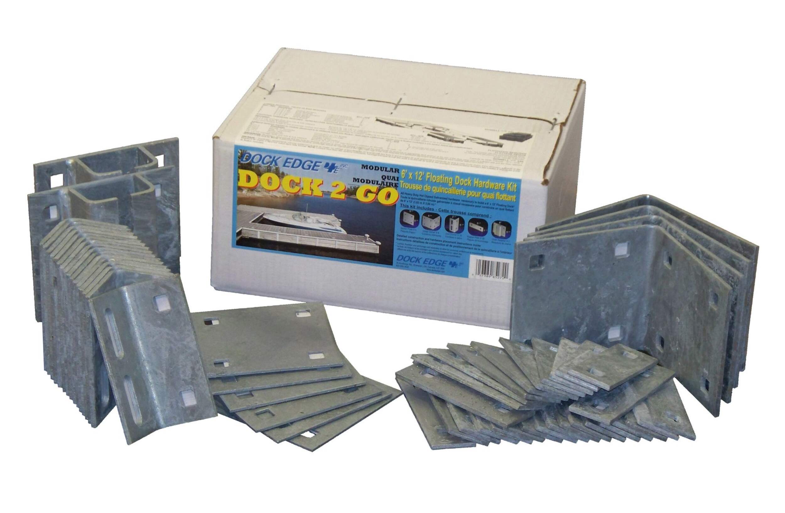 Dock Edge Floating Dock 2 Go Modular Dock Kit, 6 x 12-ft