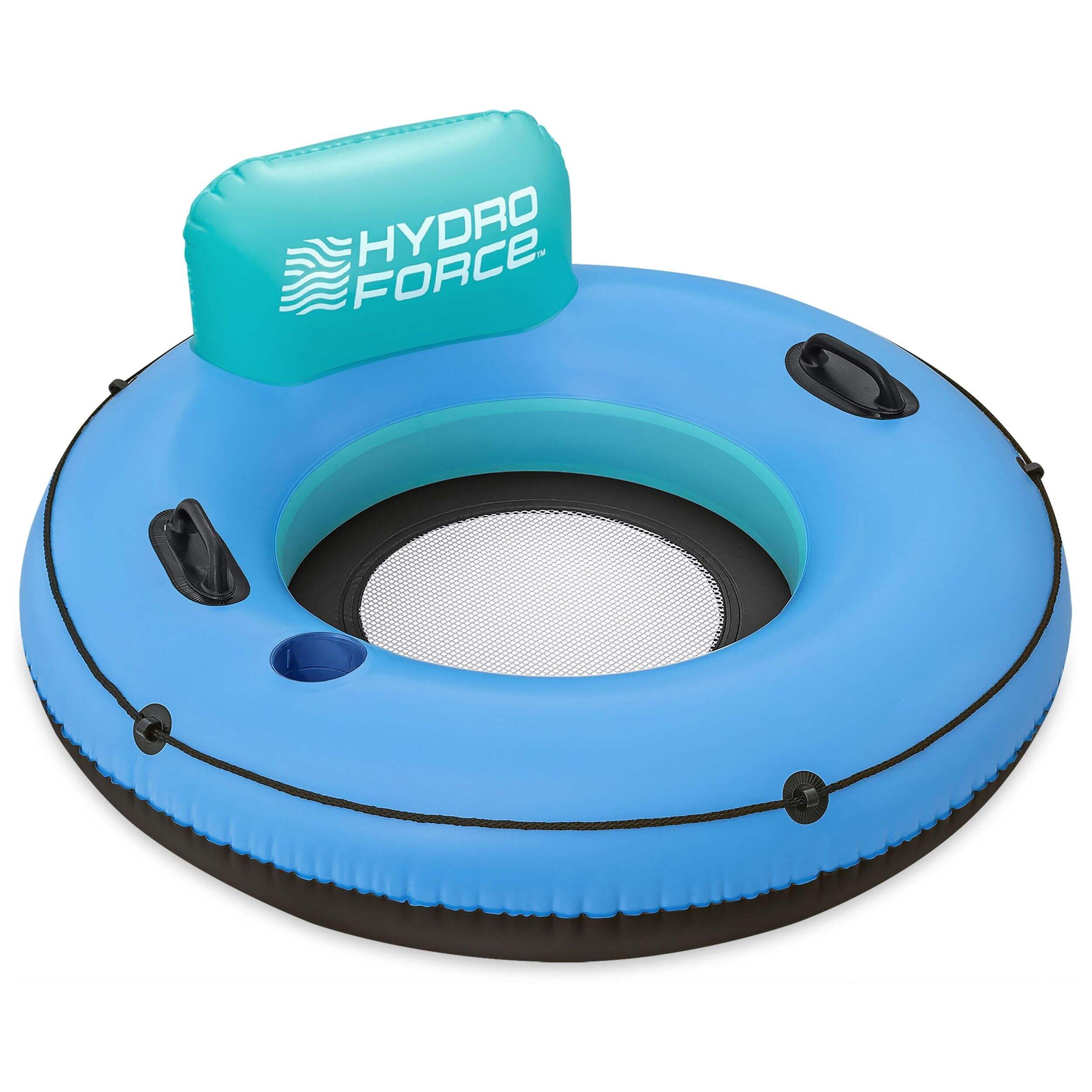 H20Go!Ã¢Â?Hydro-ForceÃ¢Â?Inflatable Whitecap Rider Pool Tube with Handles, 47-in, Assorted