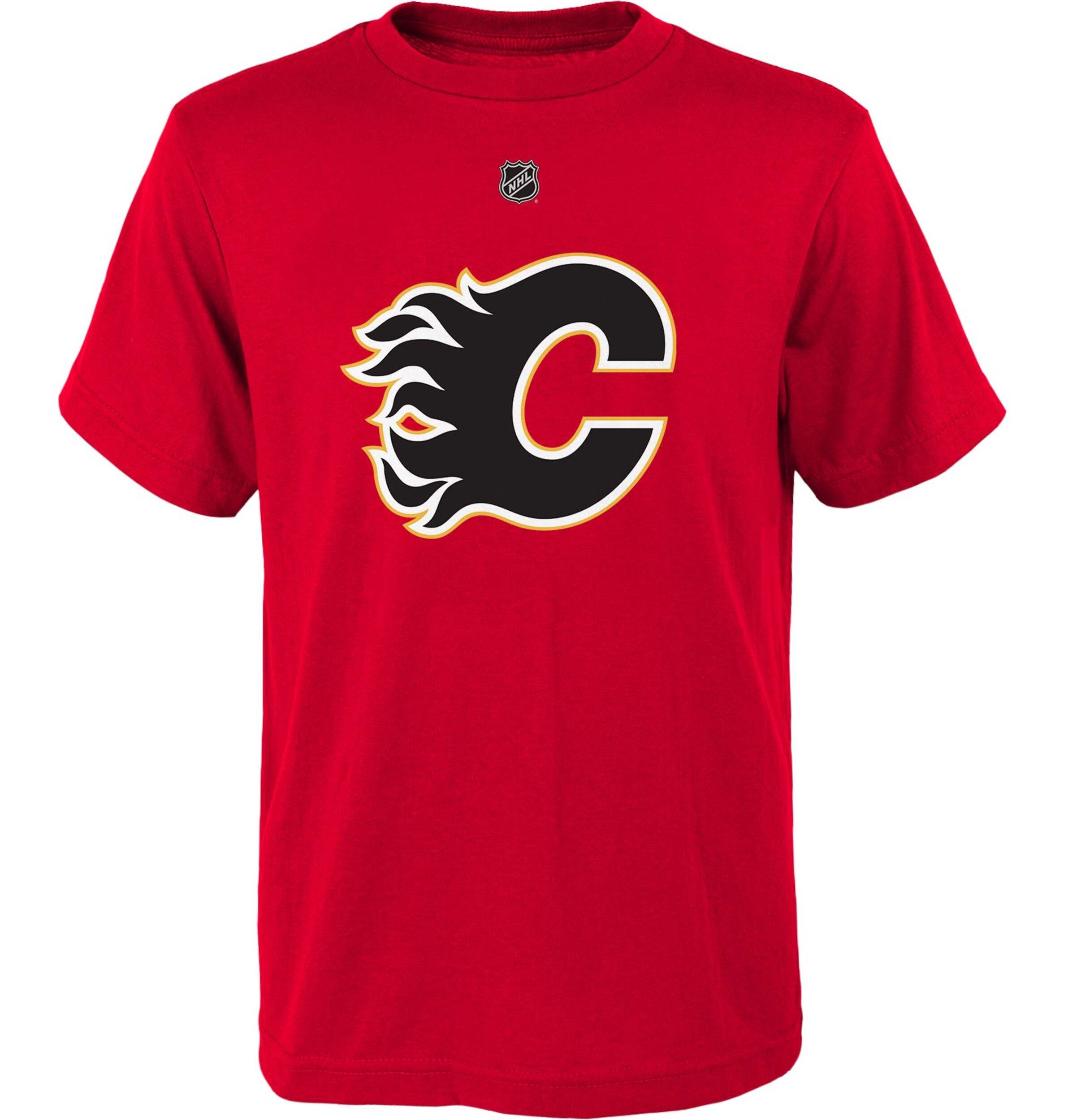 Calgary Flames Johnny Gaudreau Name & Number T-Shirt, Youth