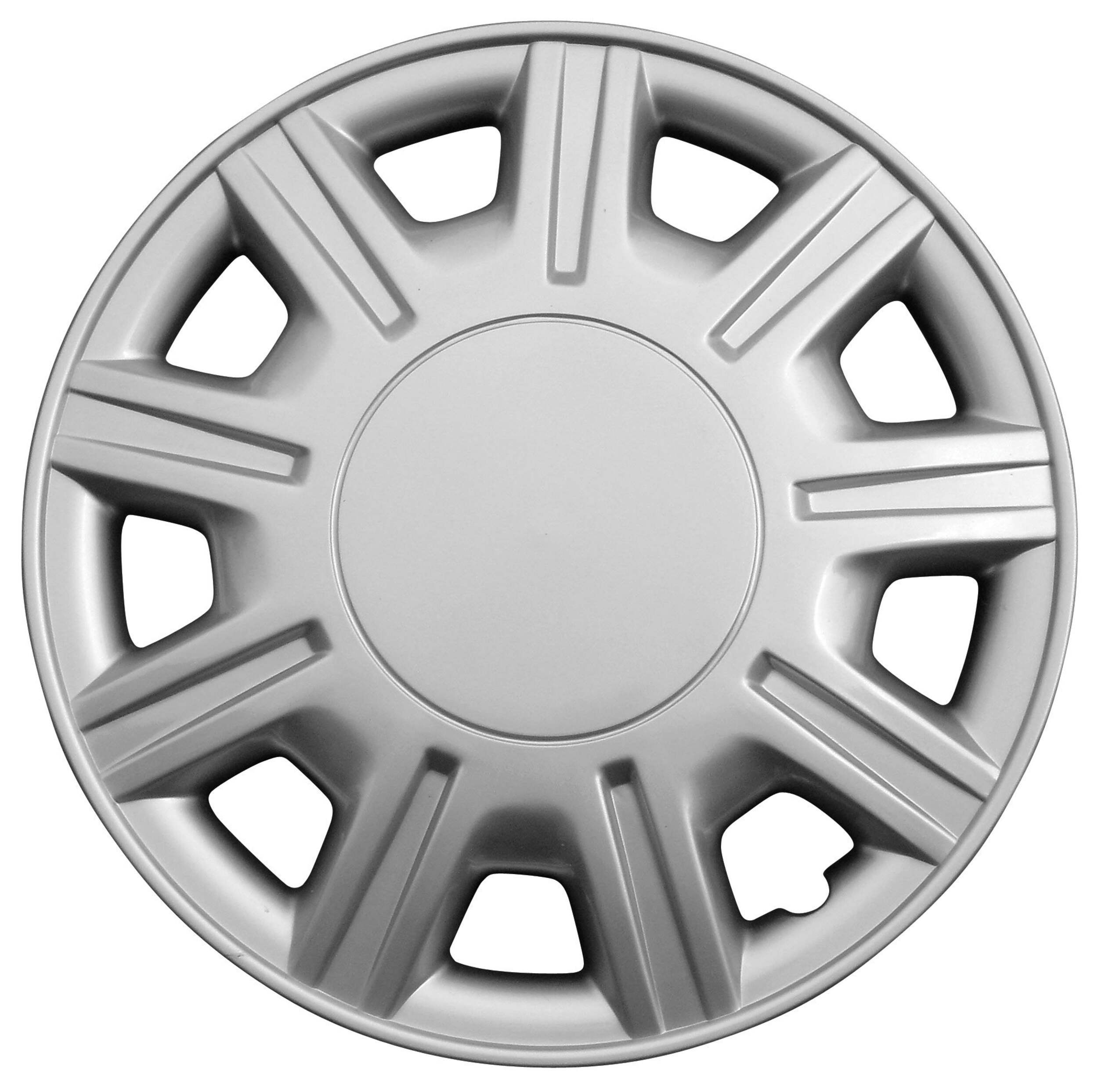 Silver Wheel Cover KT857, 15-in.