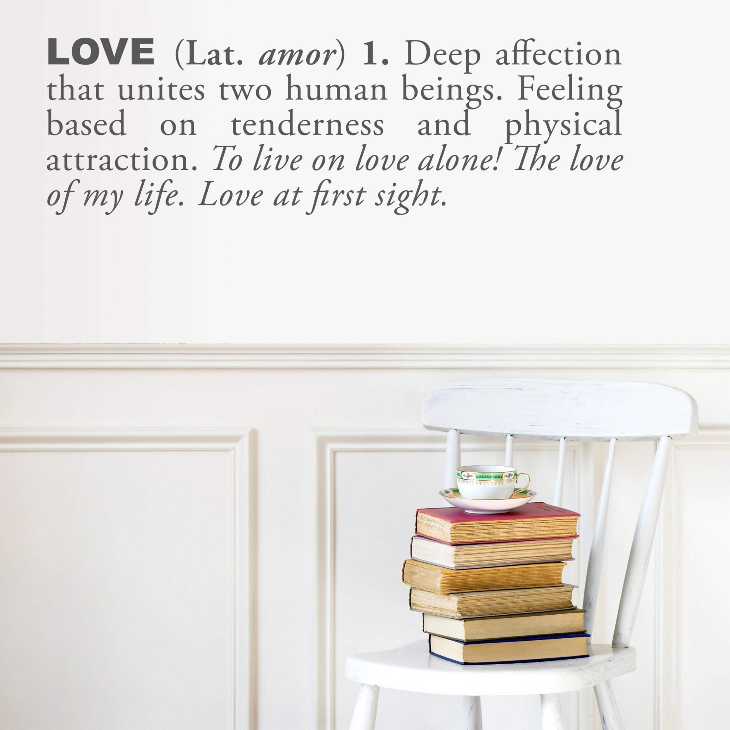 Adzif Definition of Love Wall Decal