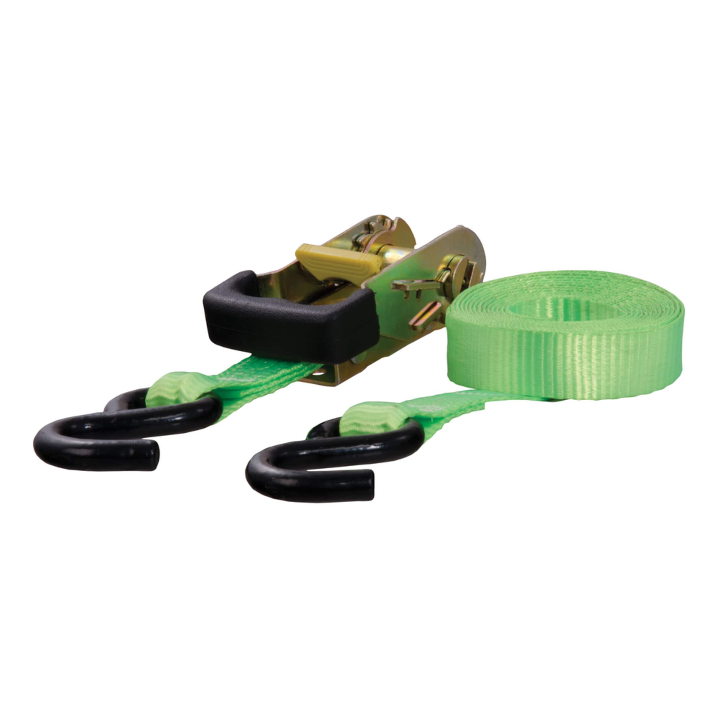 CURT 16-ft Lime Green Cargo Strap with S-Hooks (1,100-lb)
