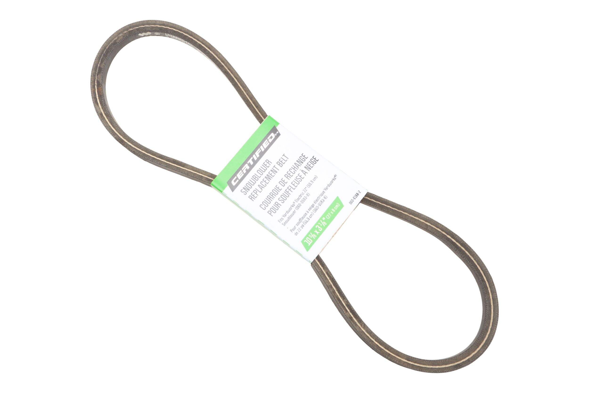 Certified Snowblower RePlacement  Auger Belt for CT#: 060-0583