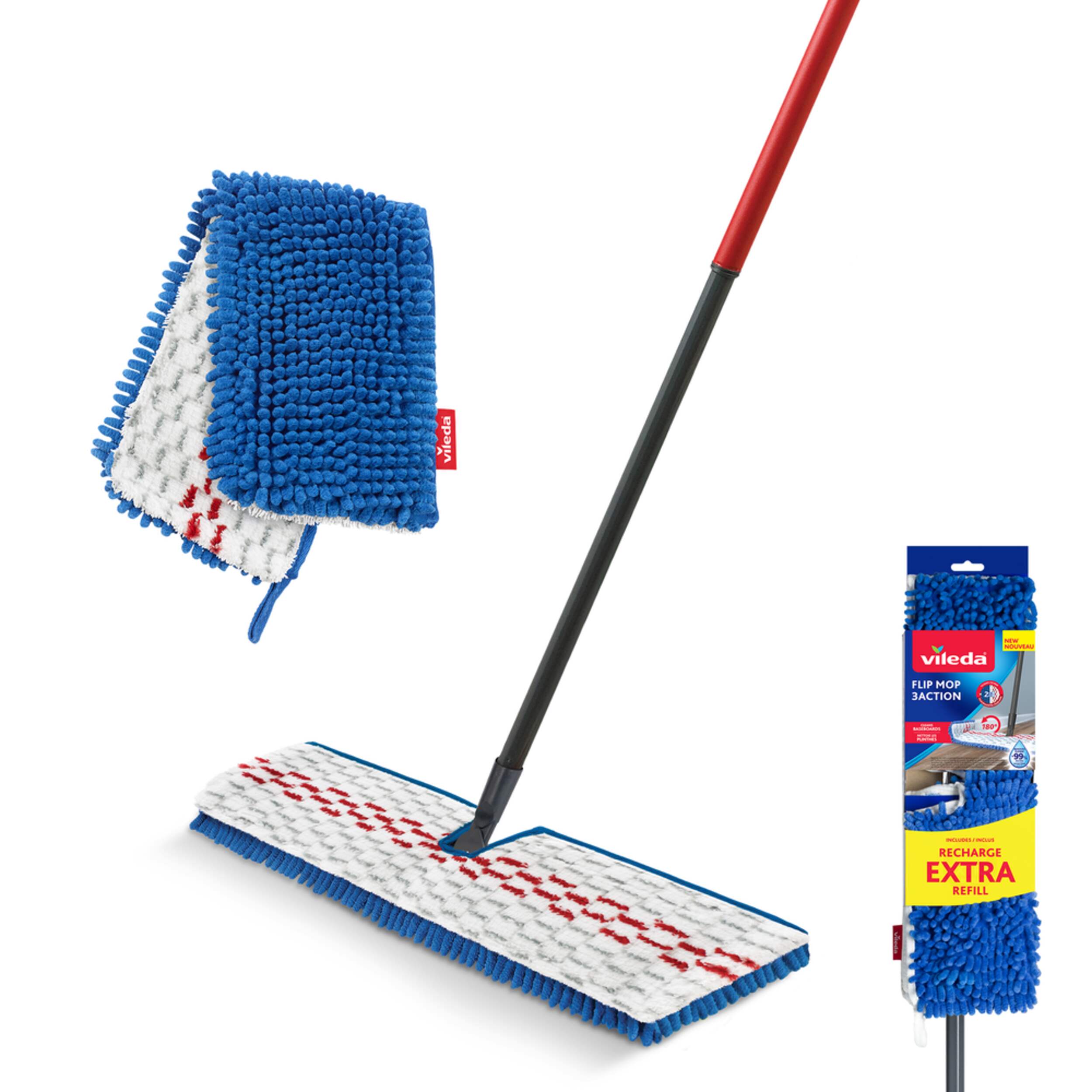 Vileda Flip Mop 3Action with Extra Refill