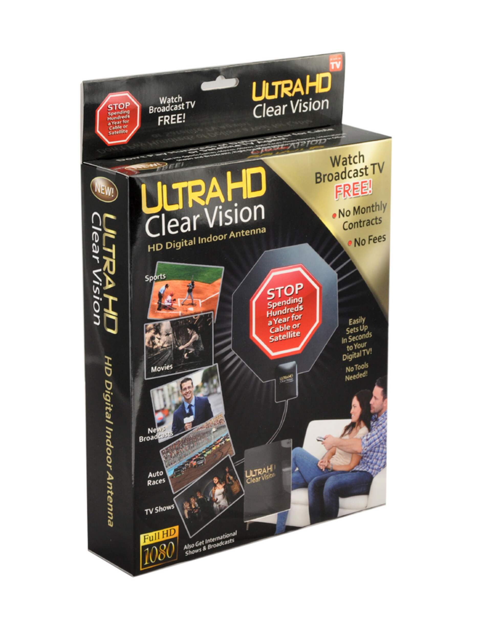 As Seen On TV Ultra Clear HD Vision Indoor Antenna