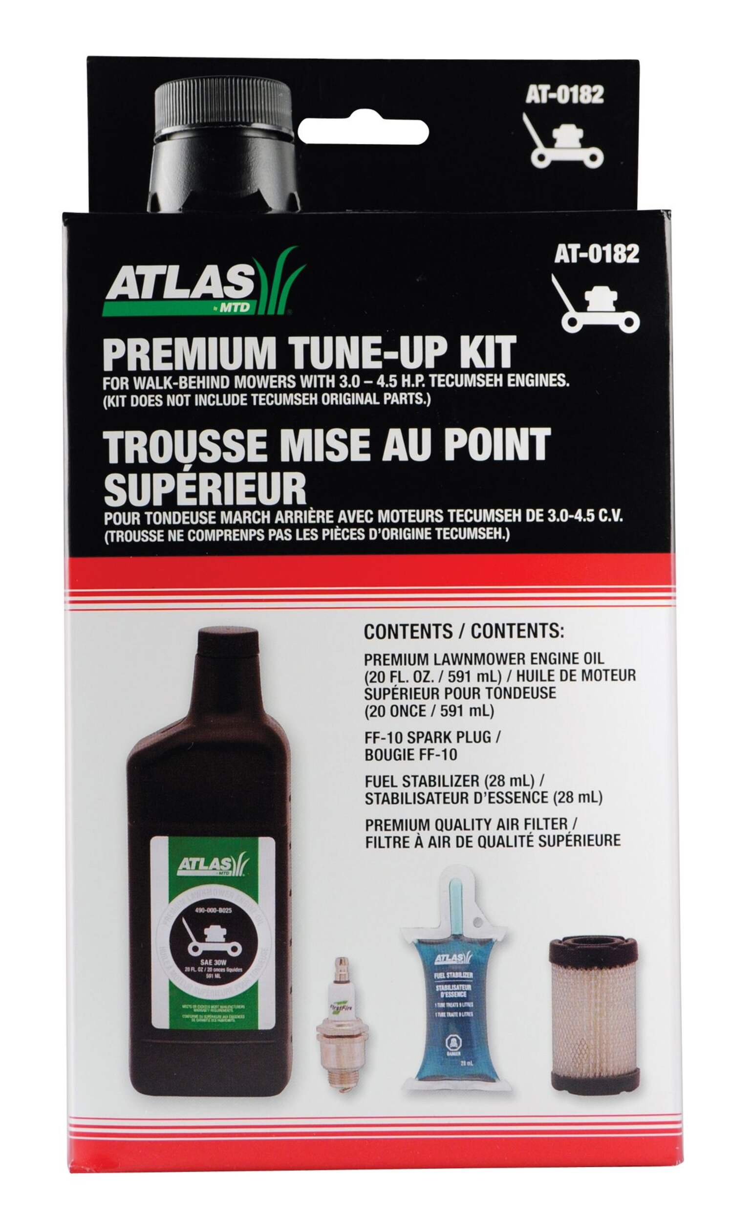 Atlas Lawn Mower Maintenance Kit for Tecumseh Engines