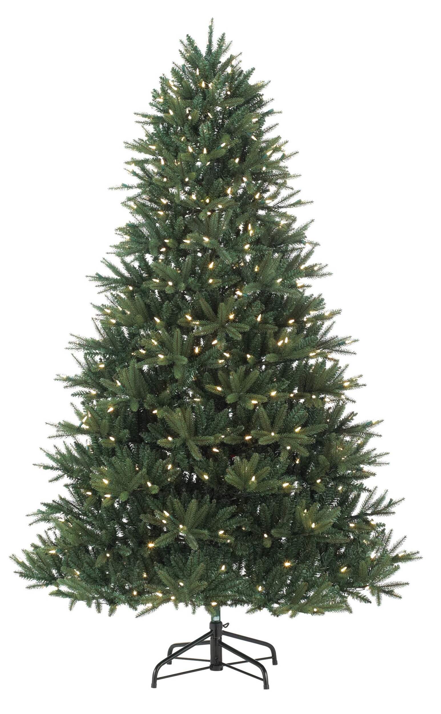 NOMA Pre-Lit Colour Changing Pine Christmas Tree, 7-ft
