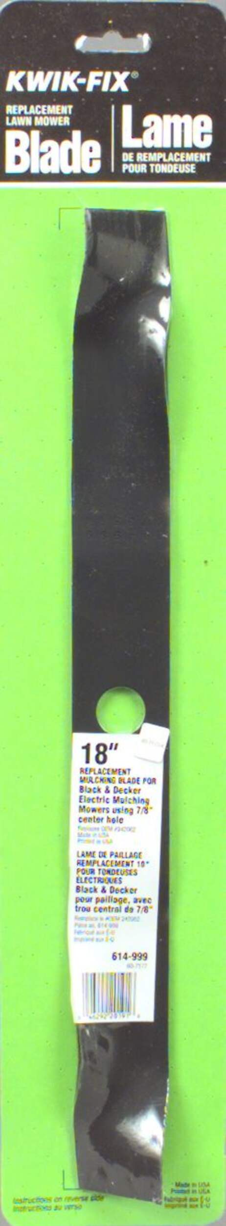 Black & Decker Lawn Mower Blade, 18-in