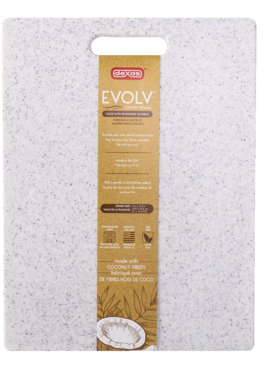 Dexas Coconut Fibers Eco-Friendly Cutting Board, Dishwasher Safe, 14.5-in x 11-in
