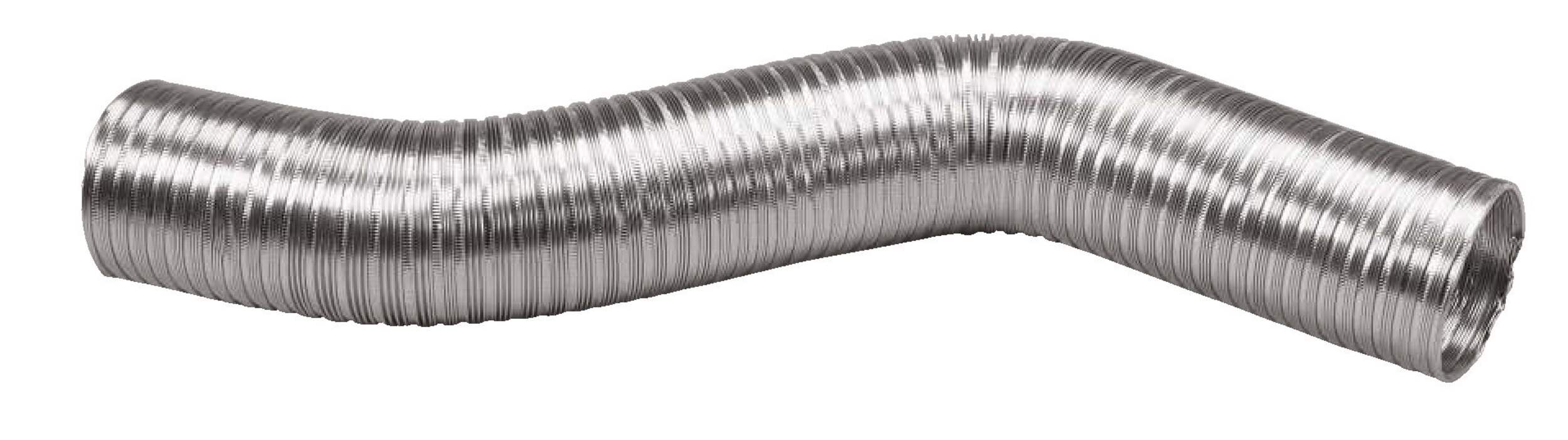 Dundas Jafine MFX48 Aluminum Semi Rigid Dryer Duct, 4-in x 8-ft