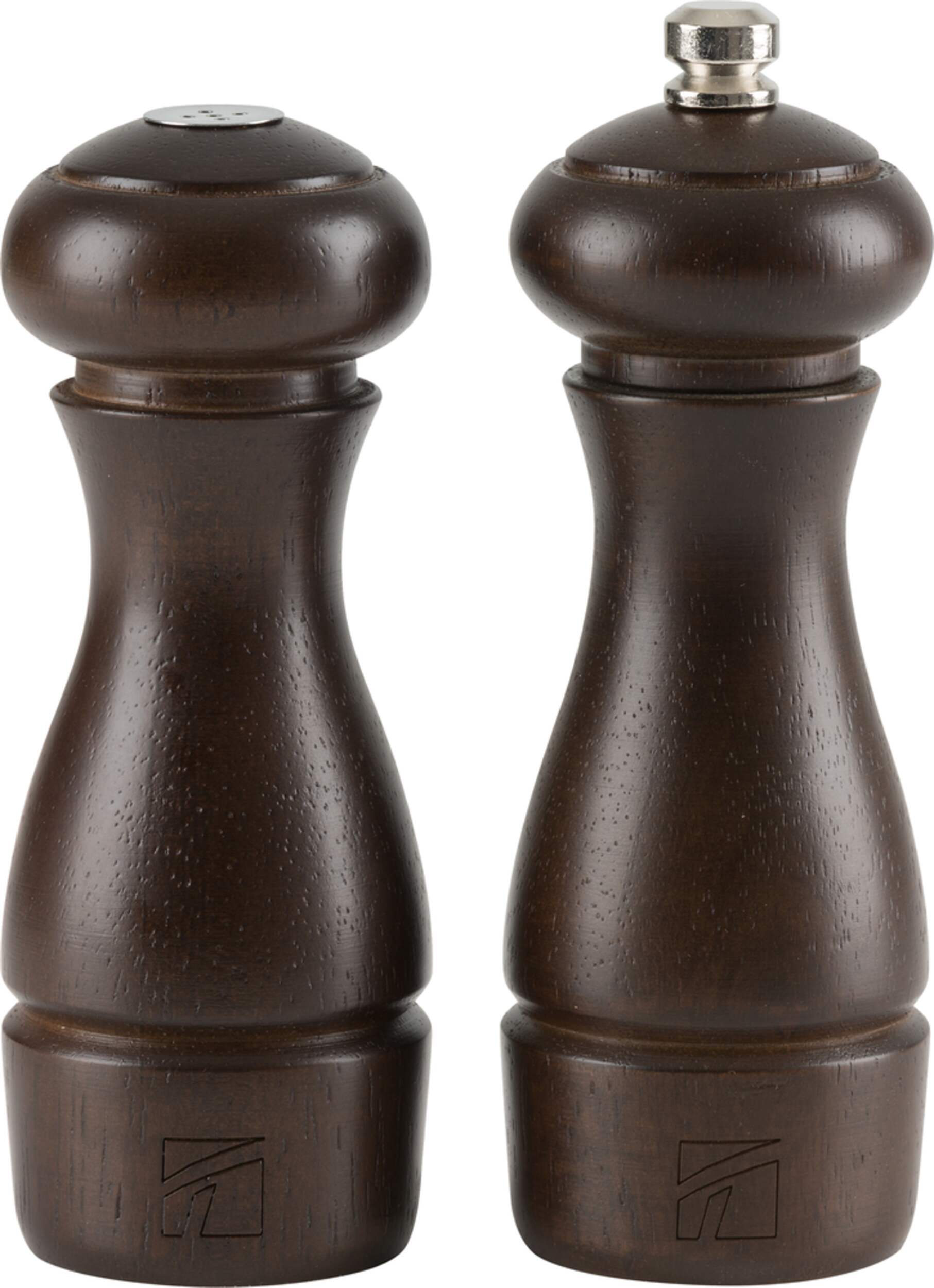 Trudeau Salt & Pepper Grinder Mill Set, Pre-Filled, 6-in, 2-pc, Assorted Colours