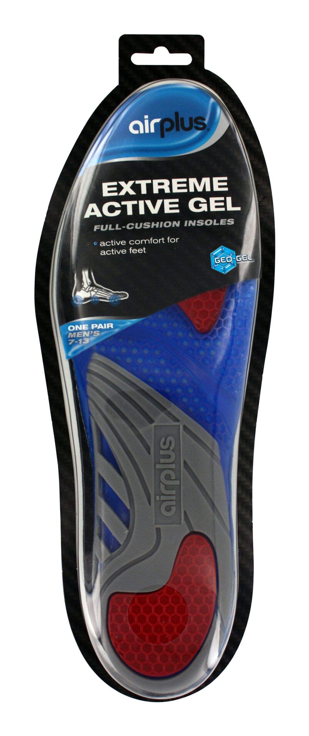 Airplus Extreme Active Gel Men's Full-Cushion Insoles