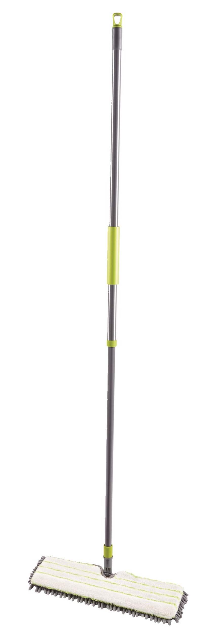 FRANK Double-Sided Reusable Wet+Dry Mop with Extendable Handle