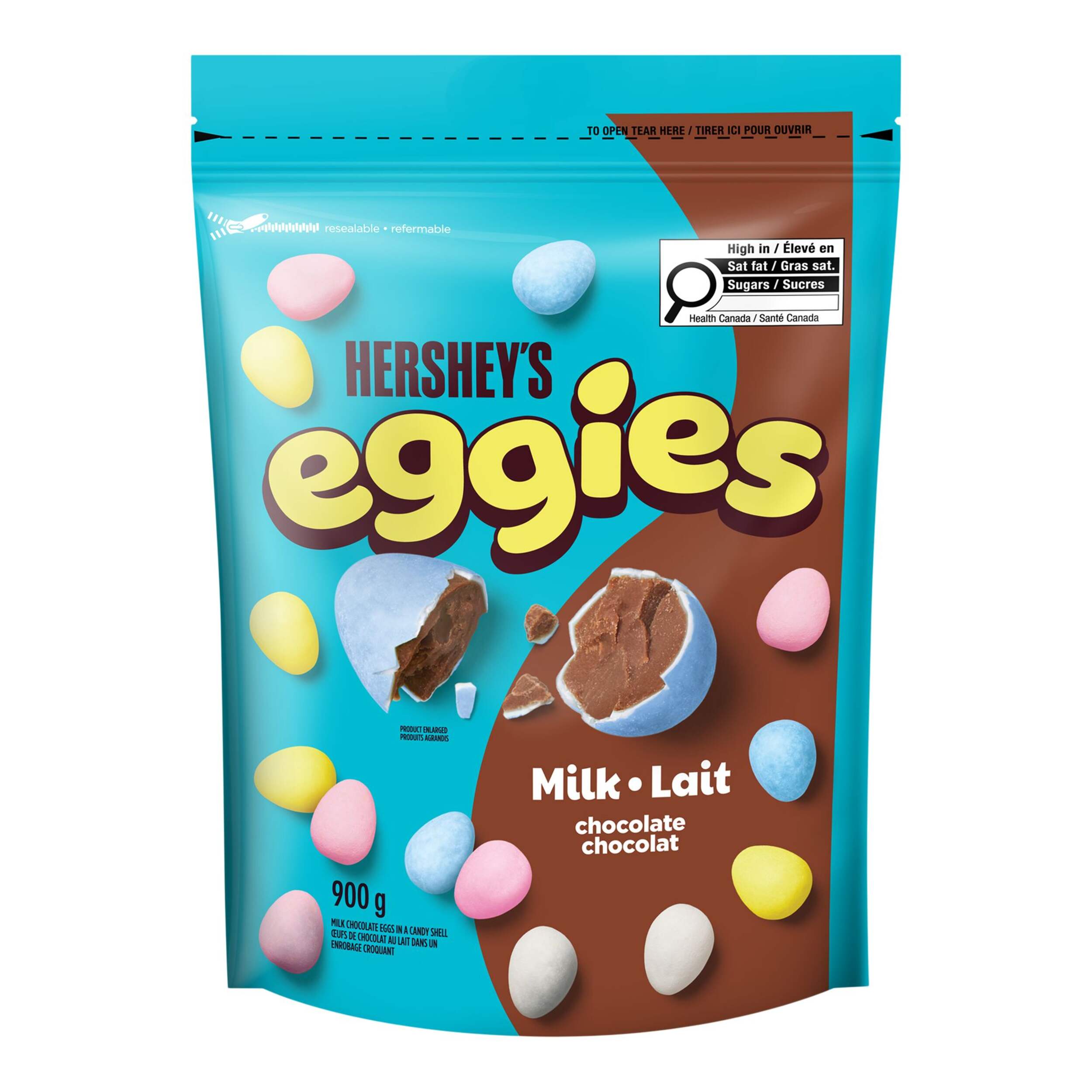 Hershey's Eggies Milk Chocolate Mini Eggs, 900-g