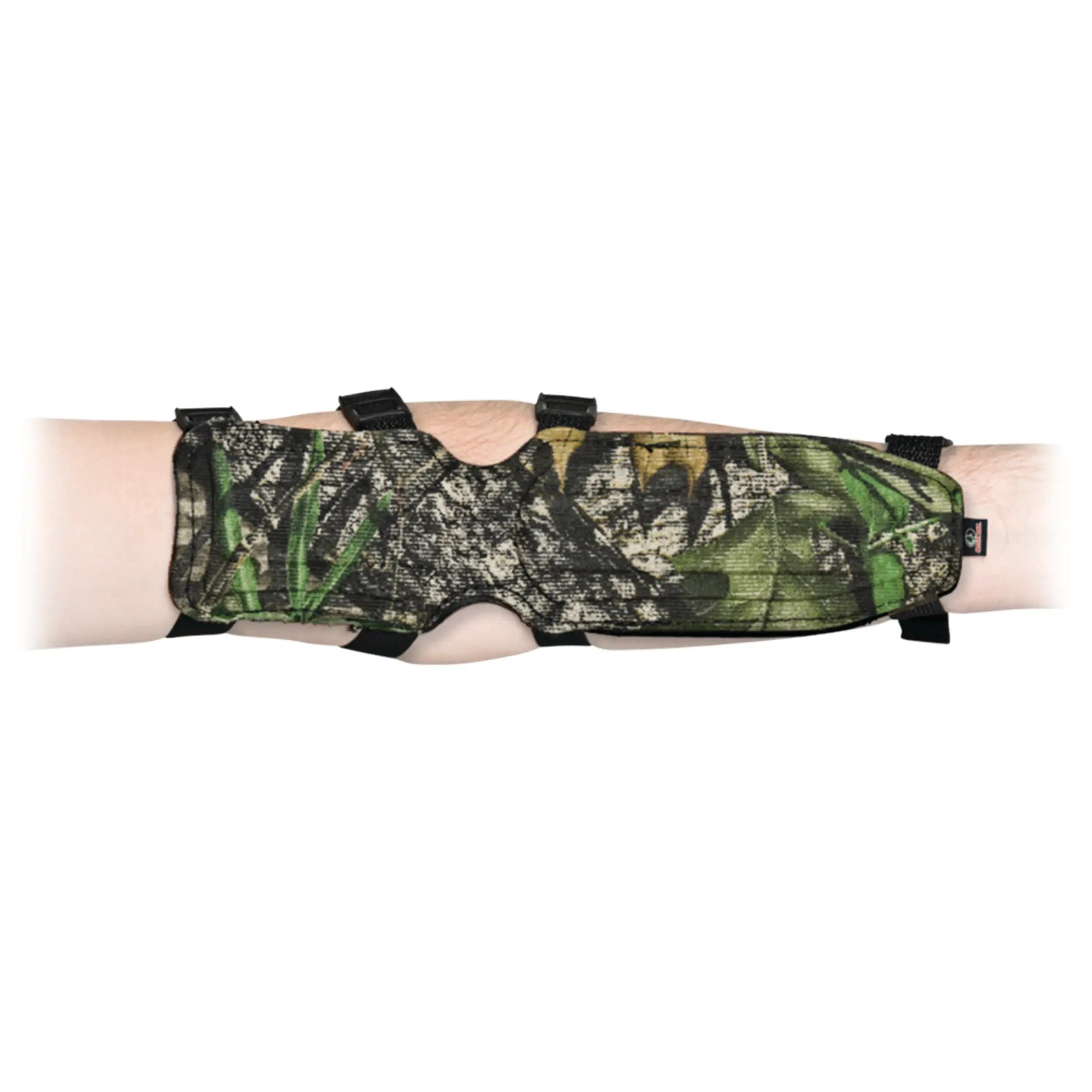 Allen 4120 4-Strap Molded Armguard, Mossy Oak Breakup Camo, 12-in