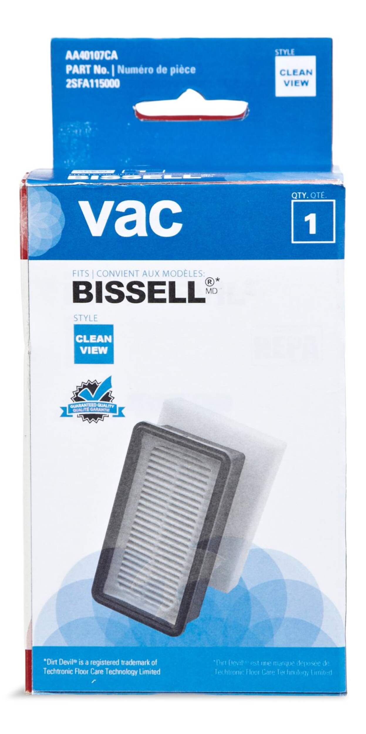 Bissell Clean View Deluxe Pet Filter