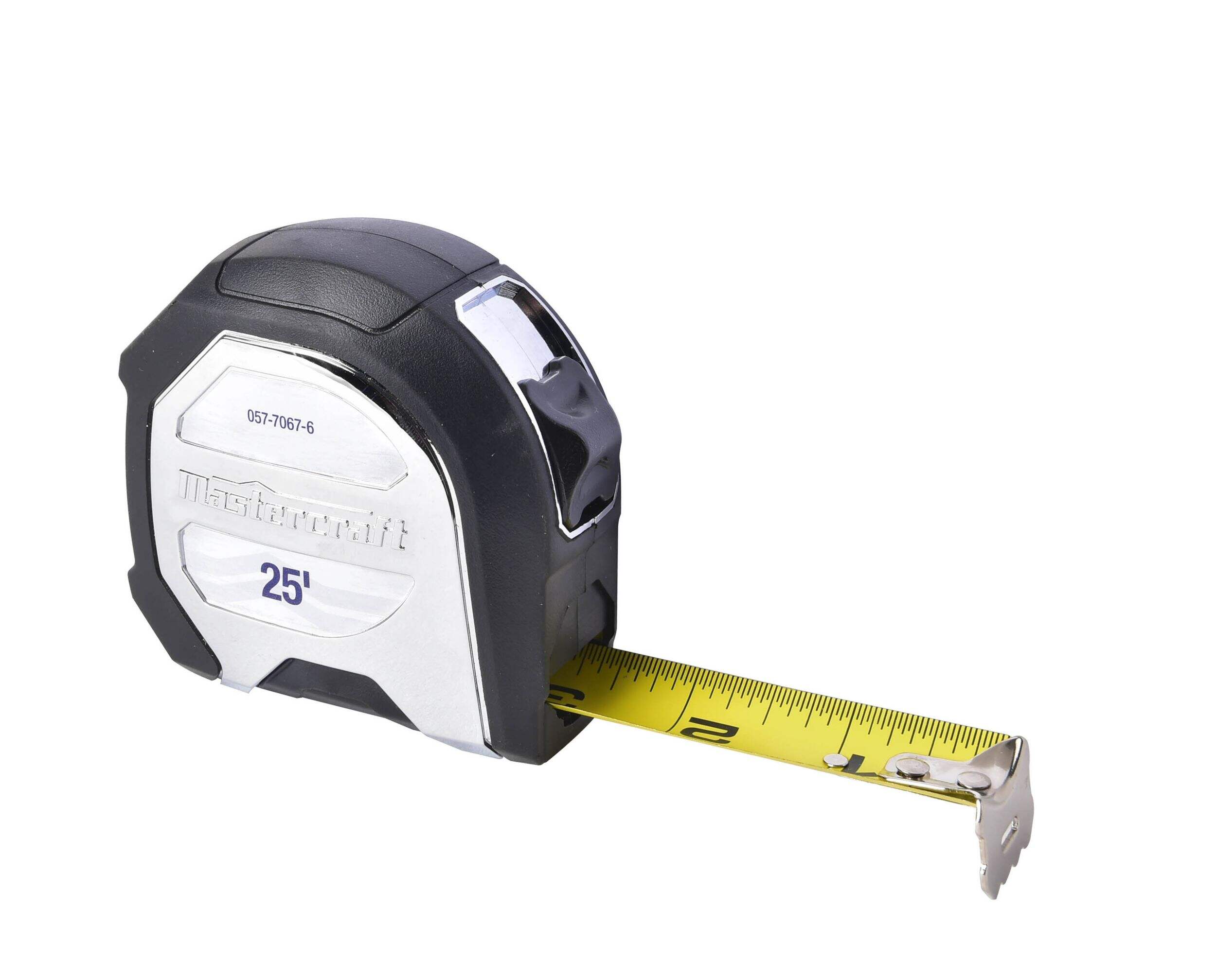Mastercraft Chrome Tape Measure, 25-ft