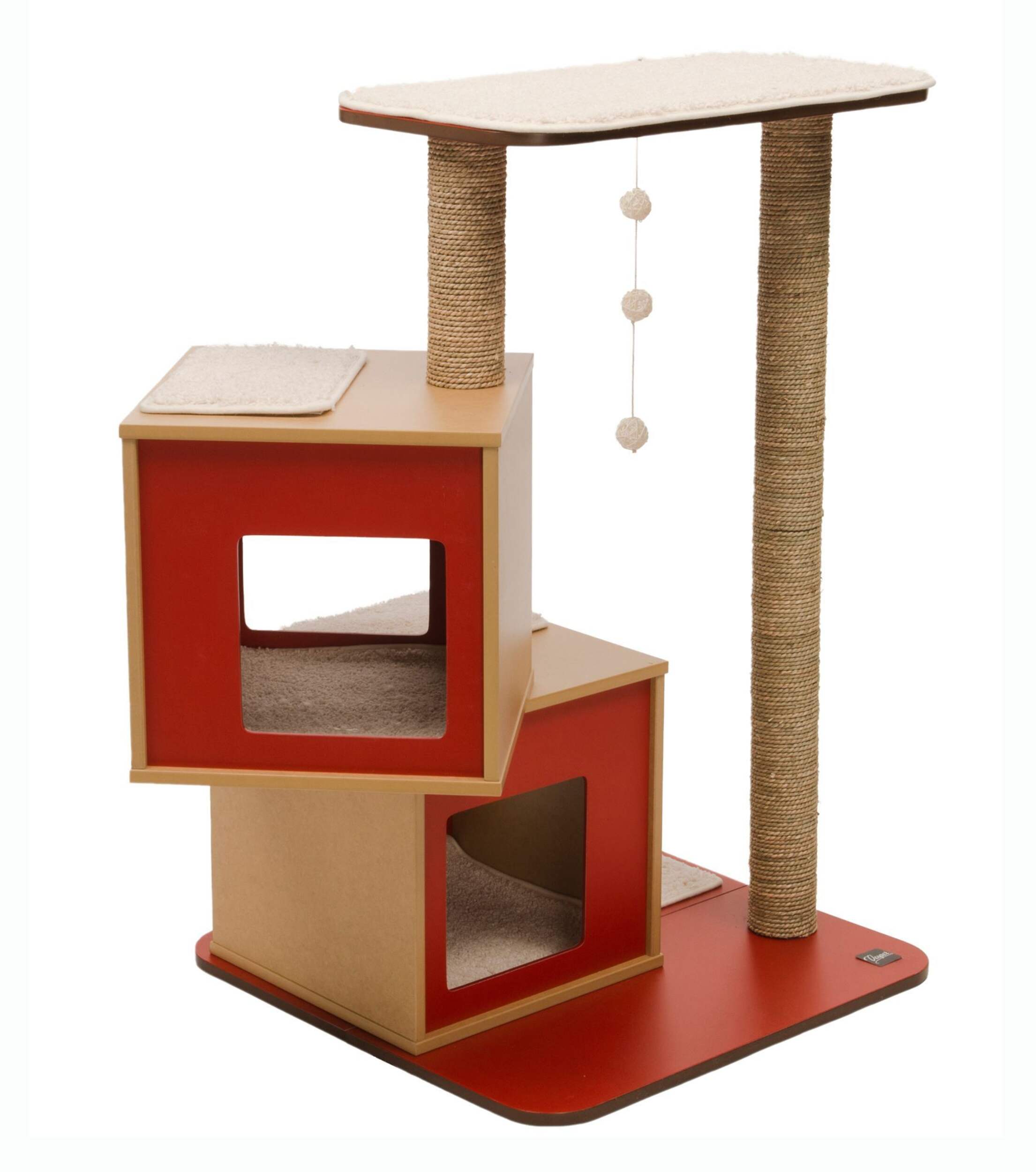 Vesper V-Double Cat Furniture, Red